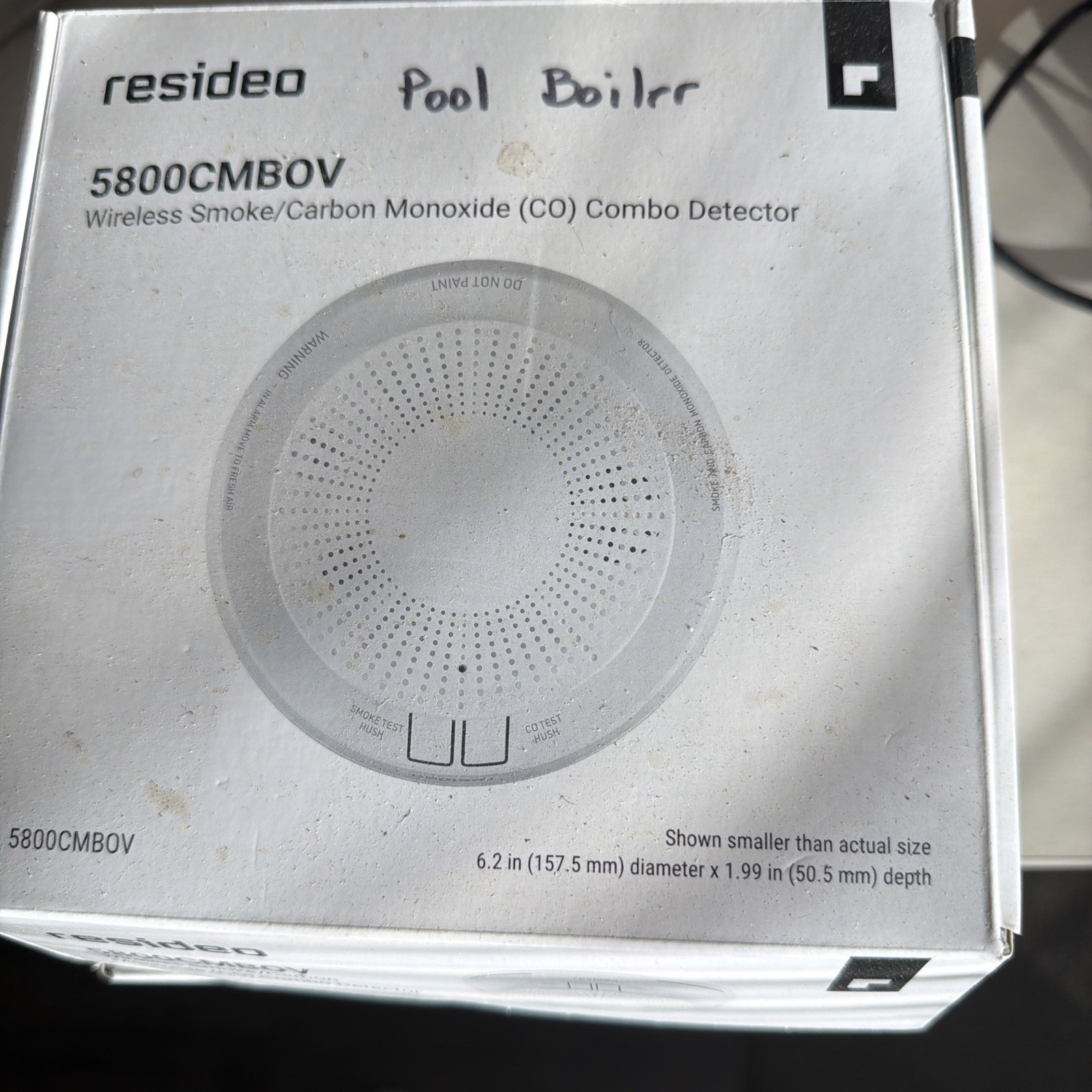 5800CMBOV Honeywell Resideo Wireless Smoke / CO Combo Detector