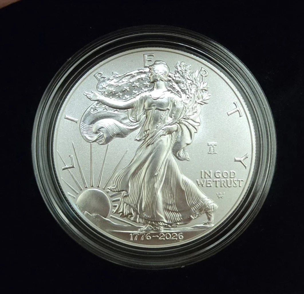 🔔 1776 - 2026 W SiIver Eagle Proof $1 250th Liberty Bell Privy First Strike 🔔 1776 - 2026 W SiIver Eagle Proof $1 250th Liberty Bell Privy First Strike