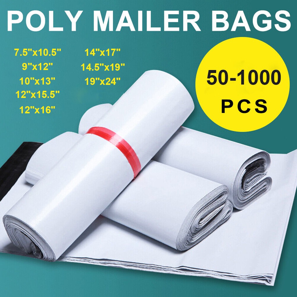 Poly Mailers Shipping Envelopes Mailing Bags 9x12 10x13 12x15.5 14.5x19 19x24 Poly Mailers Shipping Envelopes Mailing Bags 9x12 10x13 12x15.5 14.5x19 19x24