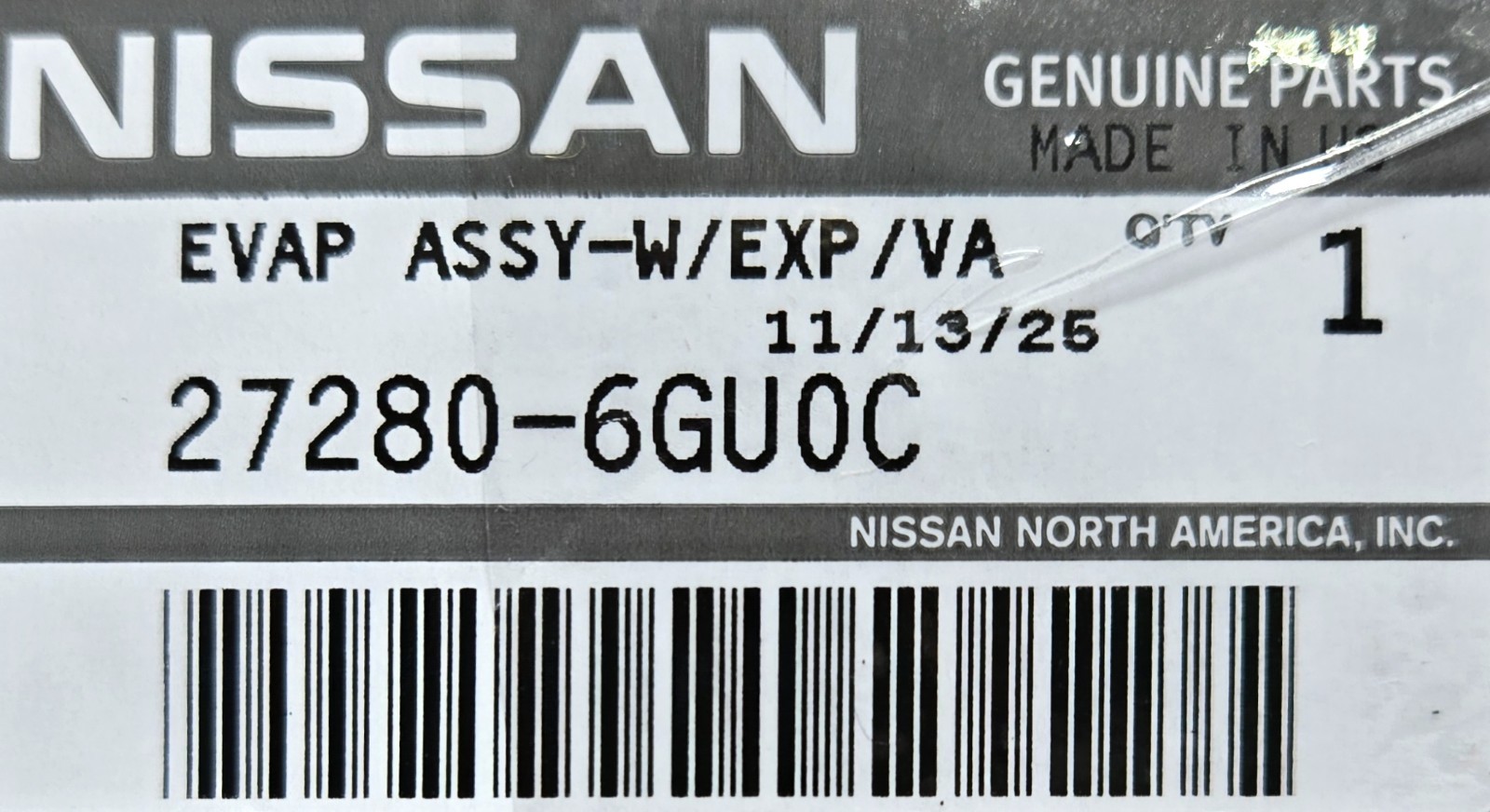 2019-25 Nissan Altima A/C Evaporator OEM Factory Original Equipment