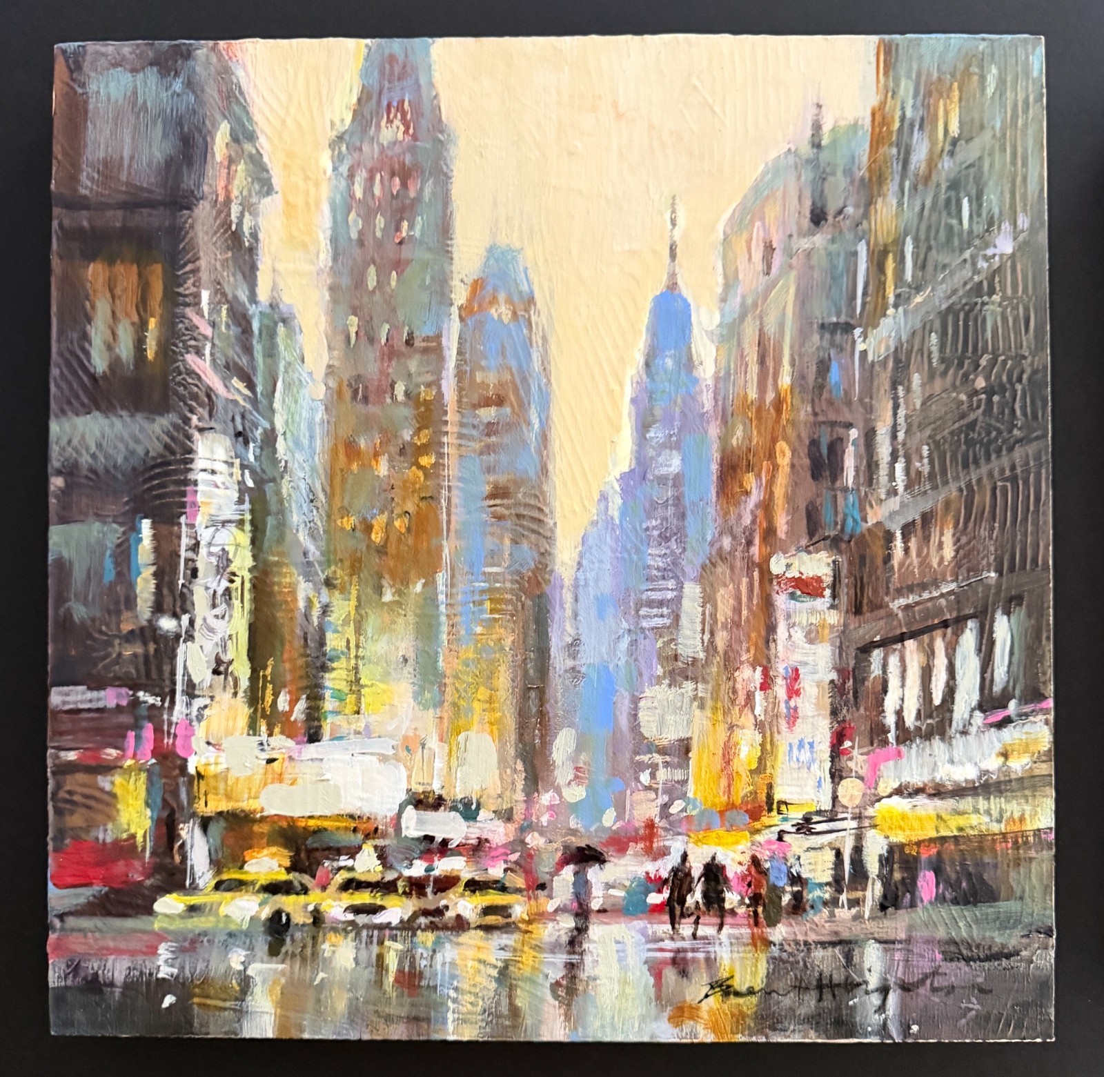 BRENT HEIGHTON ORIGINAL Acrylic Painting on Board \