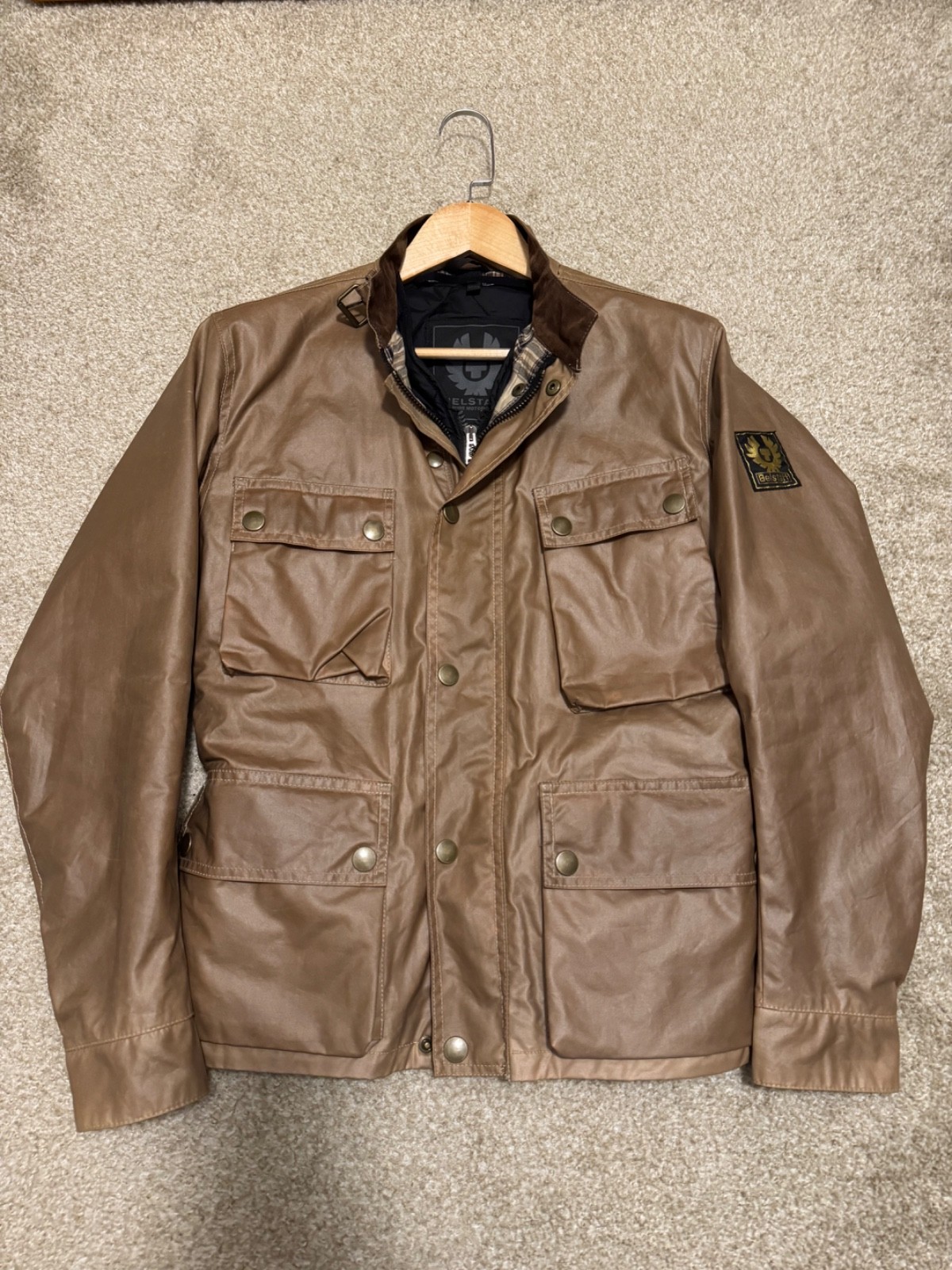 Belstaff Waxed Brown Heritage Trialmaster Style Malenotti Era