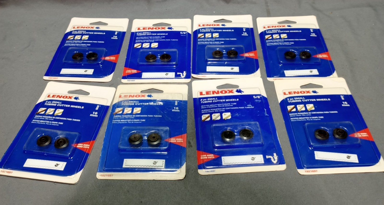 Lot Of 8 Lenox Tubing Cutter Wheels 5/8\ Lot Of 8 Lenox Tubing Cutter Wheels 5/8\