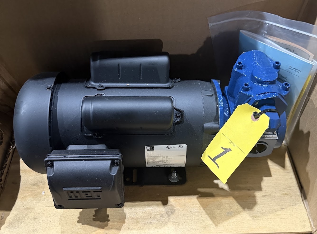 Gorman Rupp GMC1DE3 - X1.5  1P, Rotary Gear Pump, Positive Displacement Pump
