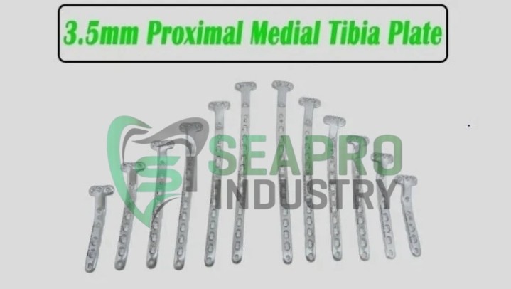 Medial Proximal Tibia Plate ( 3.5mm) Lot of 12 Pcs (L6/R6) Veterinary SS