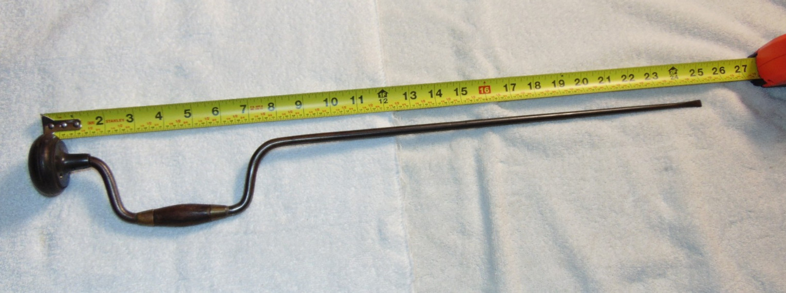 Vintage Unusual Hand Crank Turn knob Screw Driver - 25\