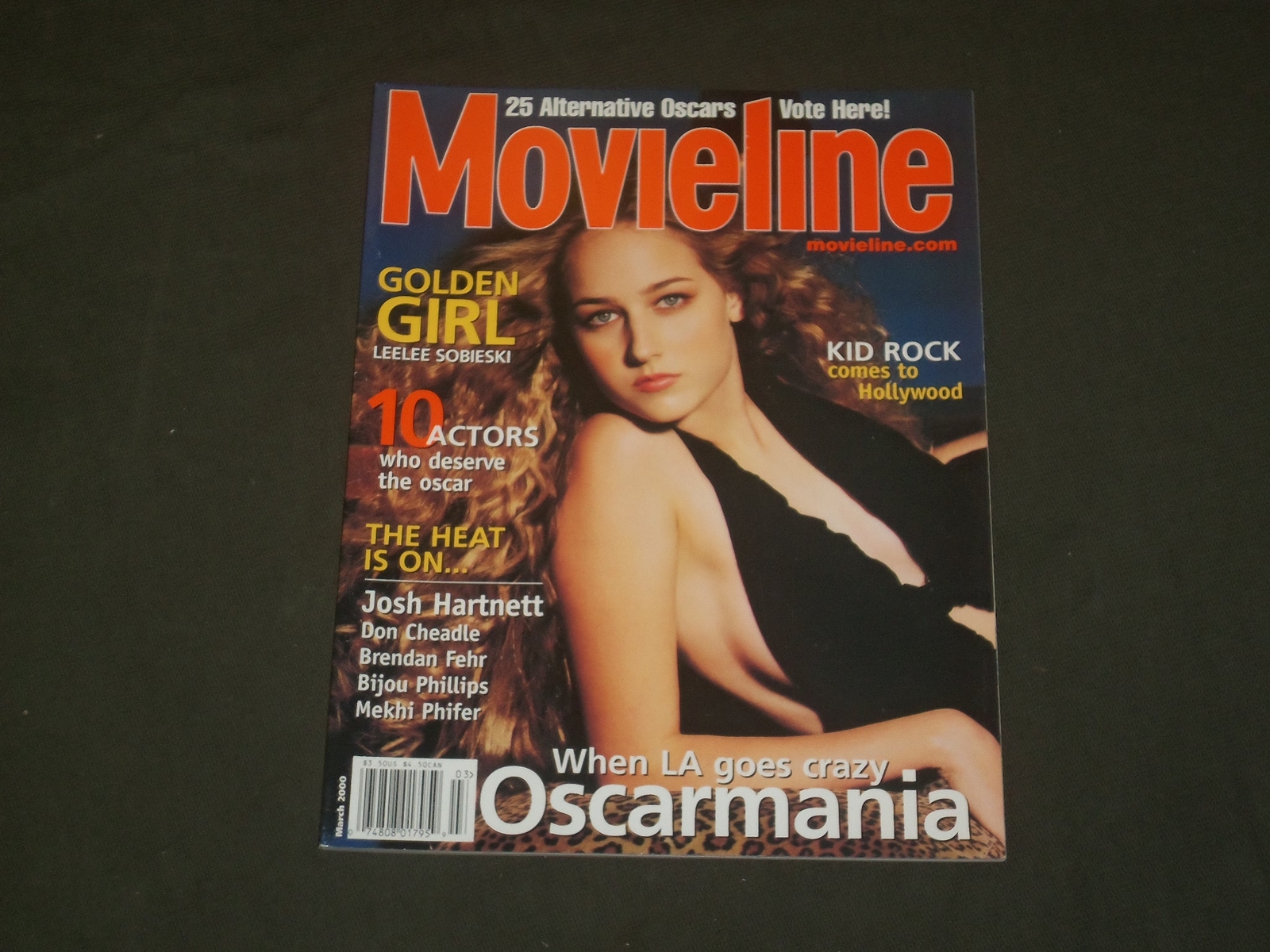 2000 MARCH MOVIELINE MAGAZINE - LEELEE SOBIESKI COVER - B 1182