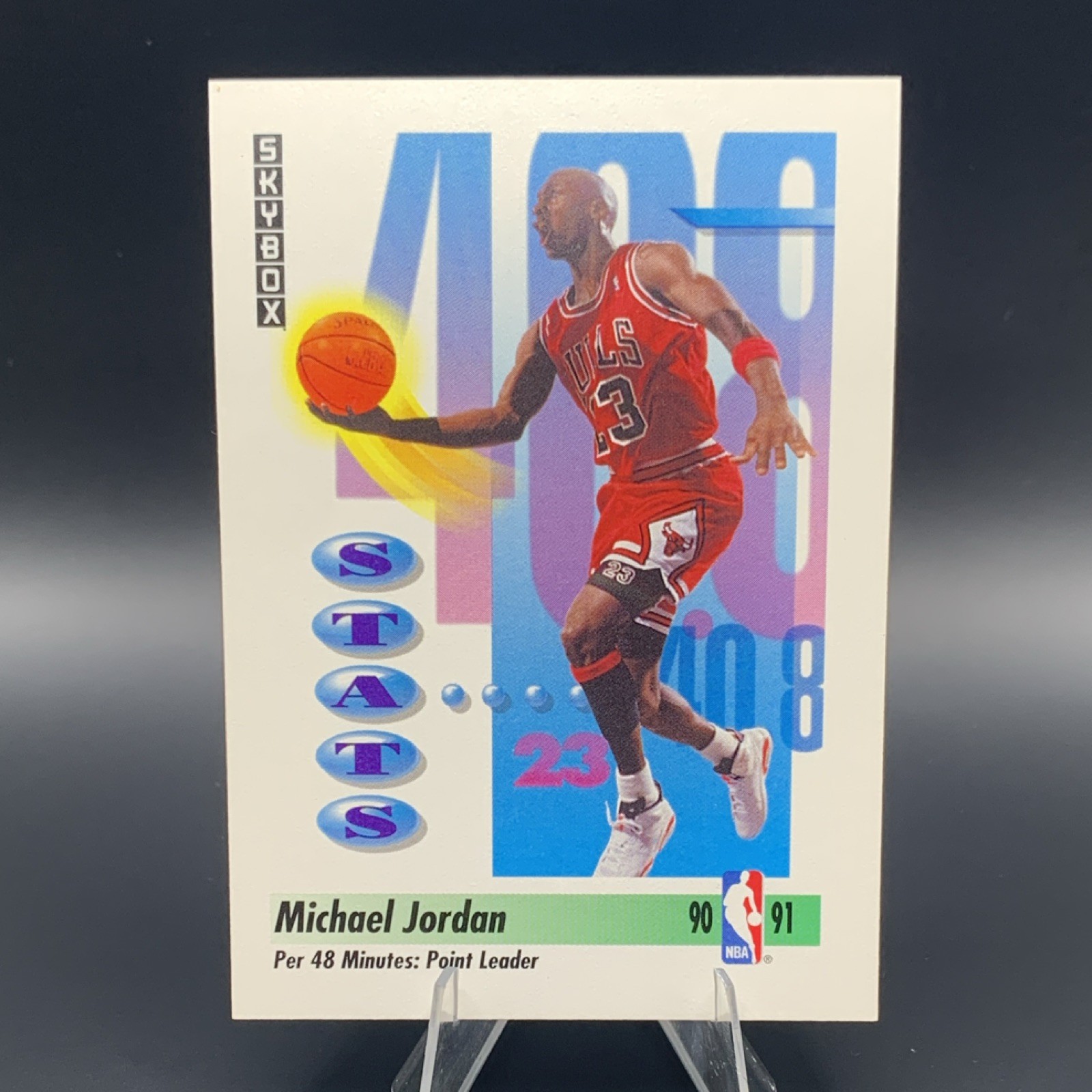 SkyBox 1991-92 Skybox Michael Jordan Chicago Bulls #307 NBA Basketball Card SkyBox 1991-92 Skybox Michael Jordan Chicago Bulls #307 NBA Basketball Card