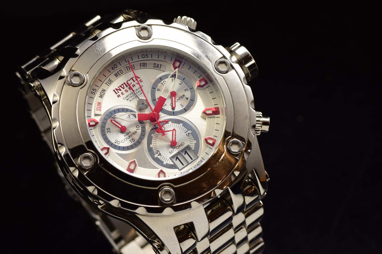 Invicta Men\'s Reserve Specialty Subaqua Chronograph Swiss Made Watch 52mm