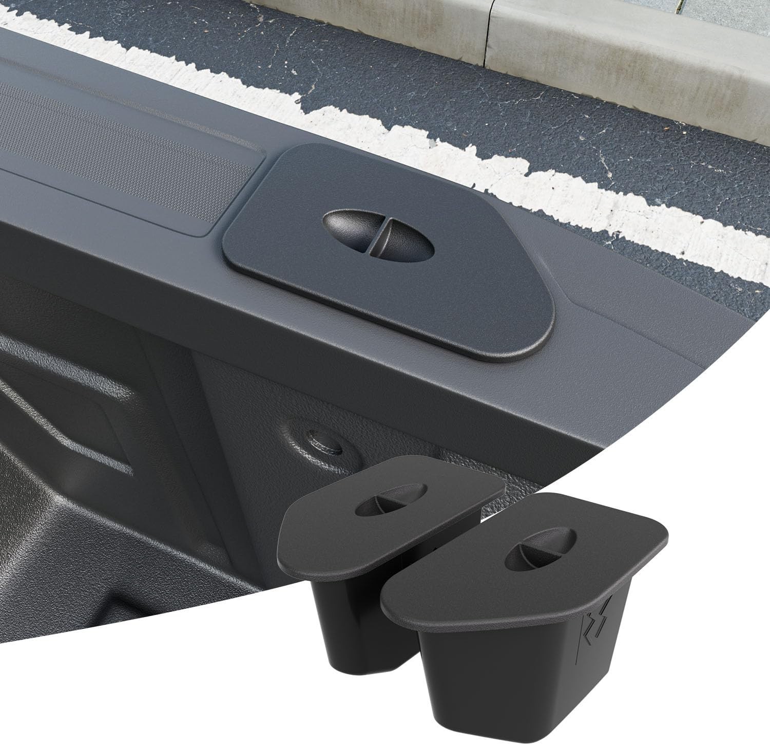 For 19-2026 Chevy Silverado 1500 GMC Sierra Bed Rail Stake Pocket Cover Storage For 19-2026 Chevy Silverado 1500 GMC Sierra Bed Rail Stake Pocket Cover Storage