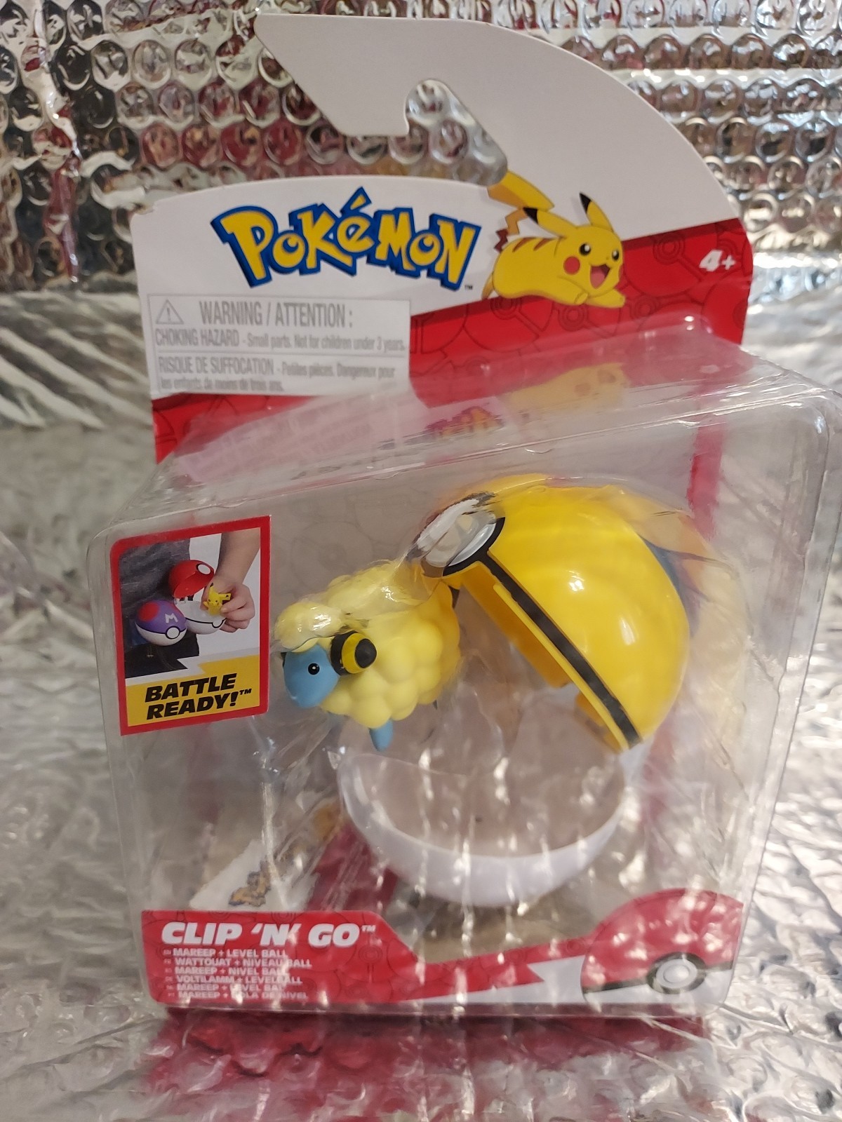 Pokemon: Clip \'N\' Go - Mareep and Level Ball G6 Pokemon: Clip \'N\' Go - Mareep and Level Ball G6