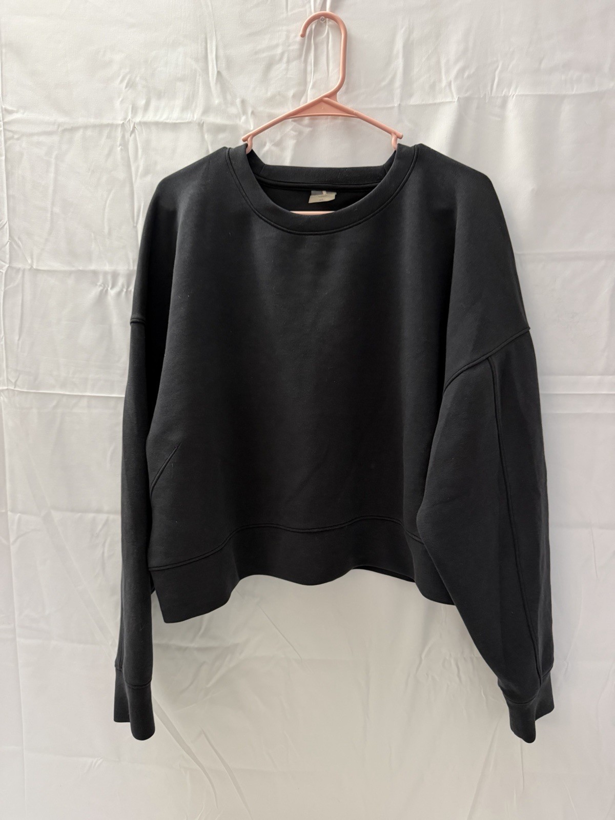 Calia By Carrie Underwood Women\'s Pullover Sweatshirt Cropped  Black XL