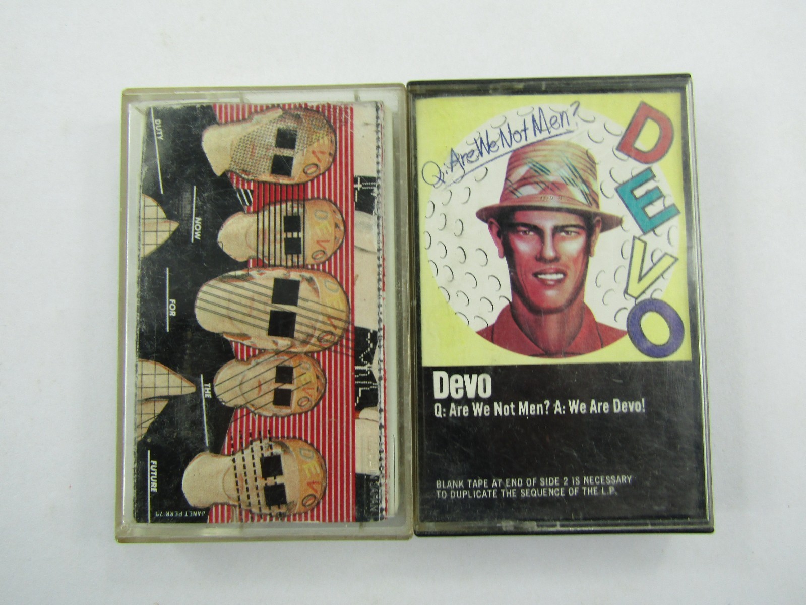 VTG Devo Cassette Tapes Lot Of 2 Are We Not Men? & Greatest Hits VTG Devo Cassette Tapes Lot Of 2 Are We Not Men? & Greatest Hits