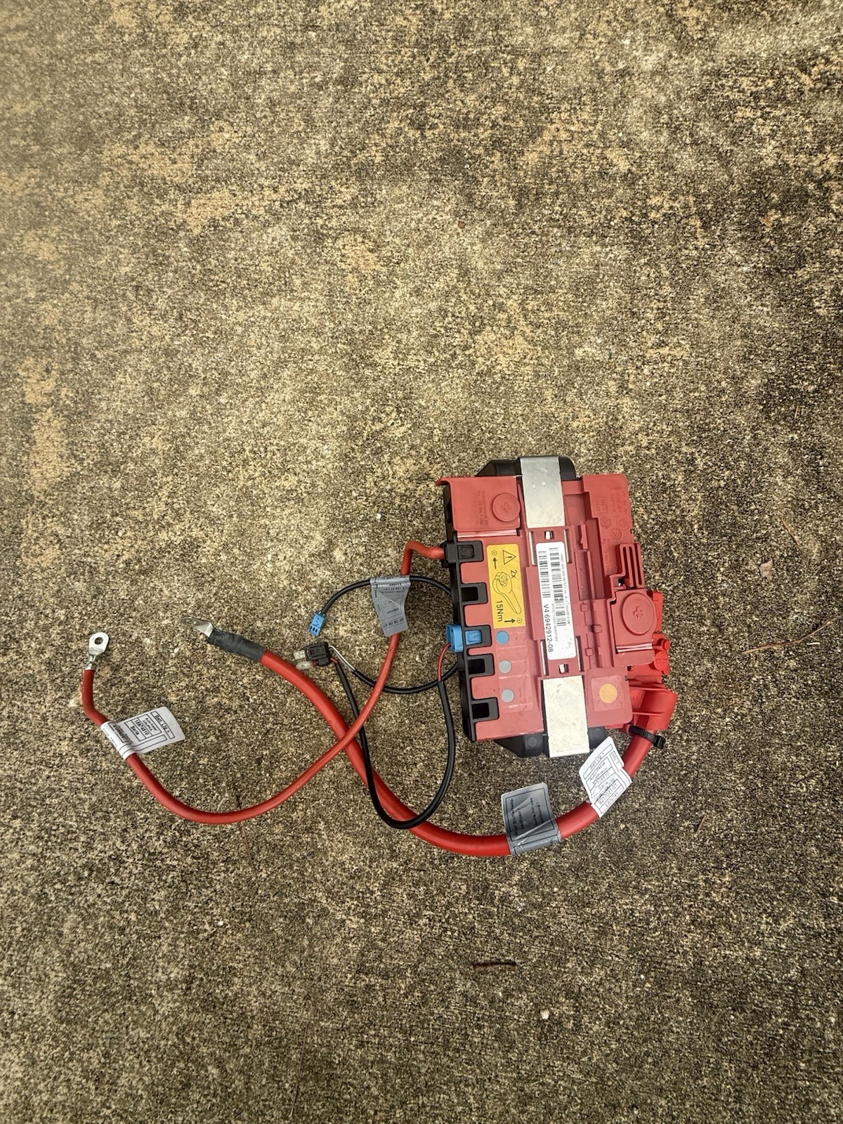 BMW E90 E84 E82 Positive Battery Terminal Cable Power Fuse Distribution OEM