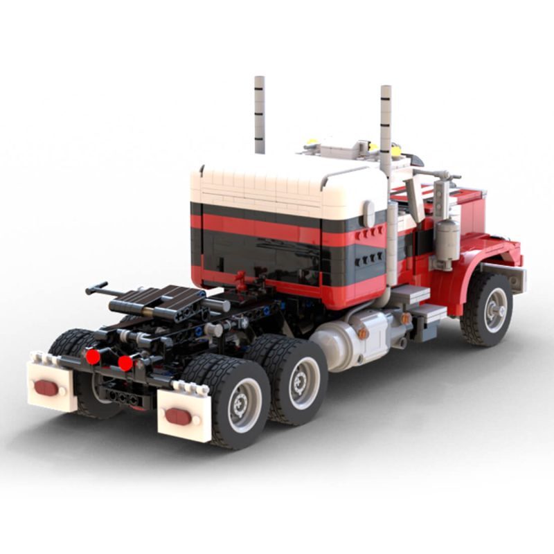 ZITIANYOUBUILD MOC-138325 Tech Semi Trailer Truck Model 1538 Gift Parts