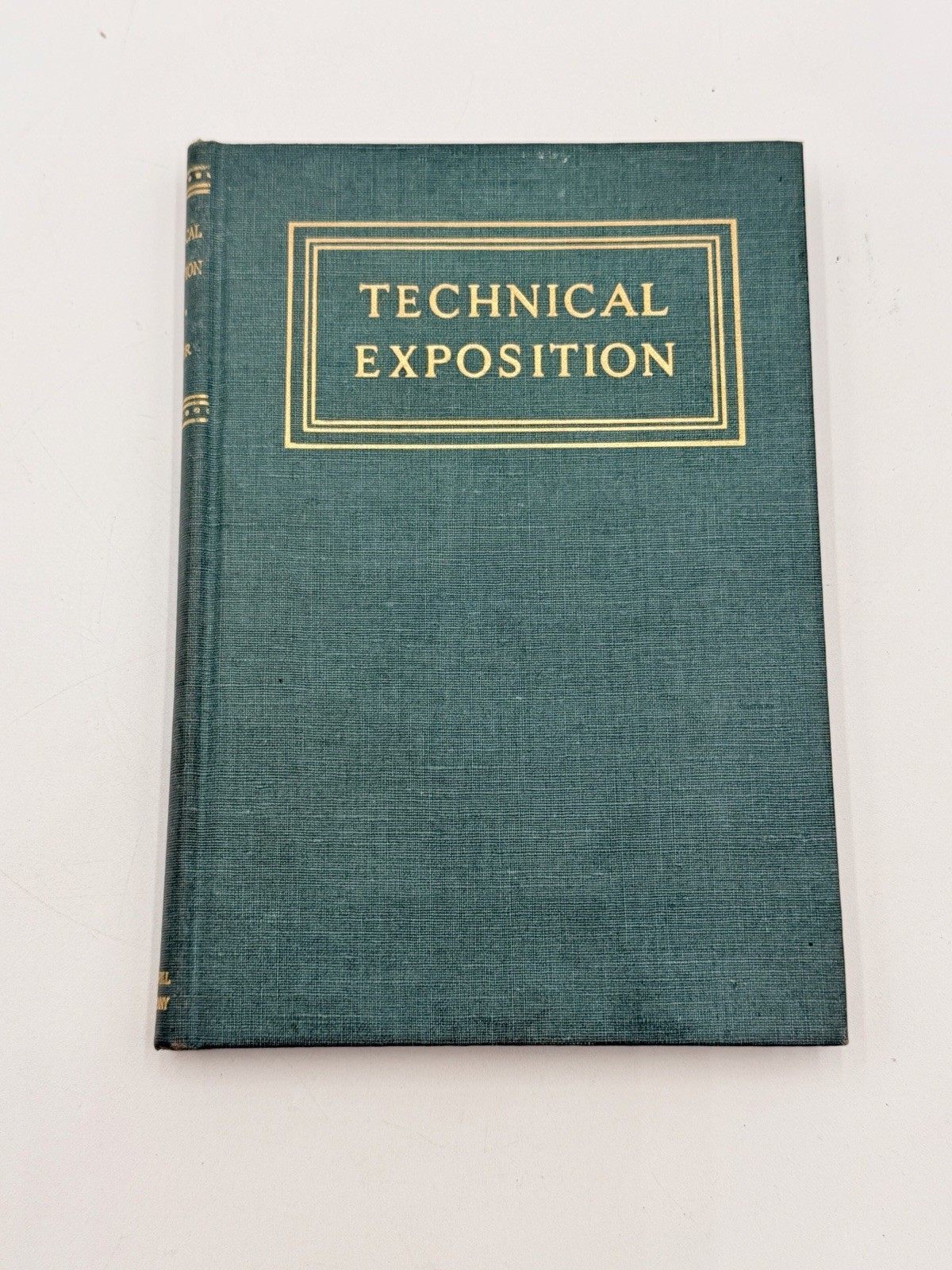 Technical Exposition Writing For Students Of Engineering 1940 Textbook VTG HC GC