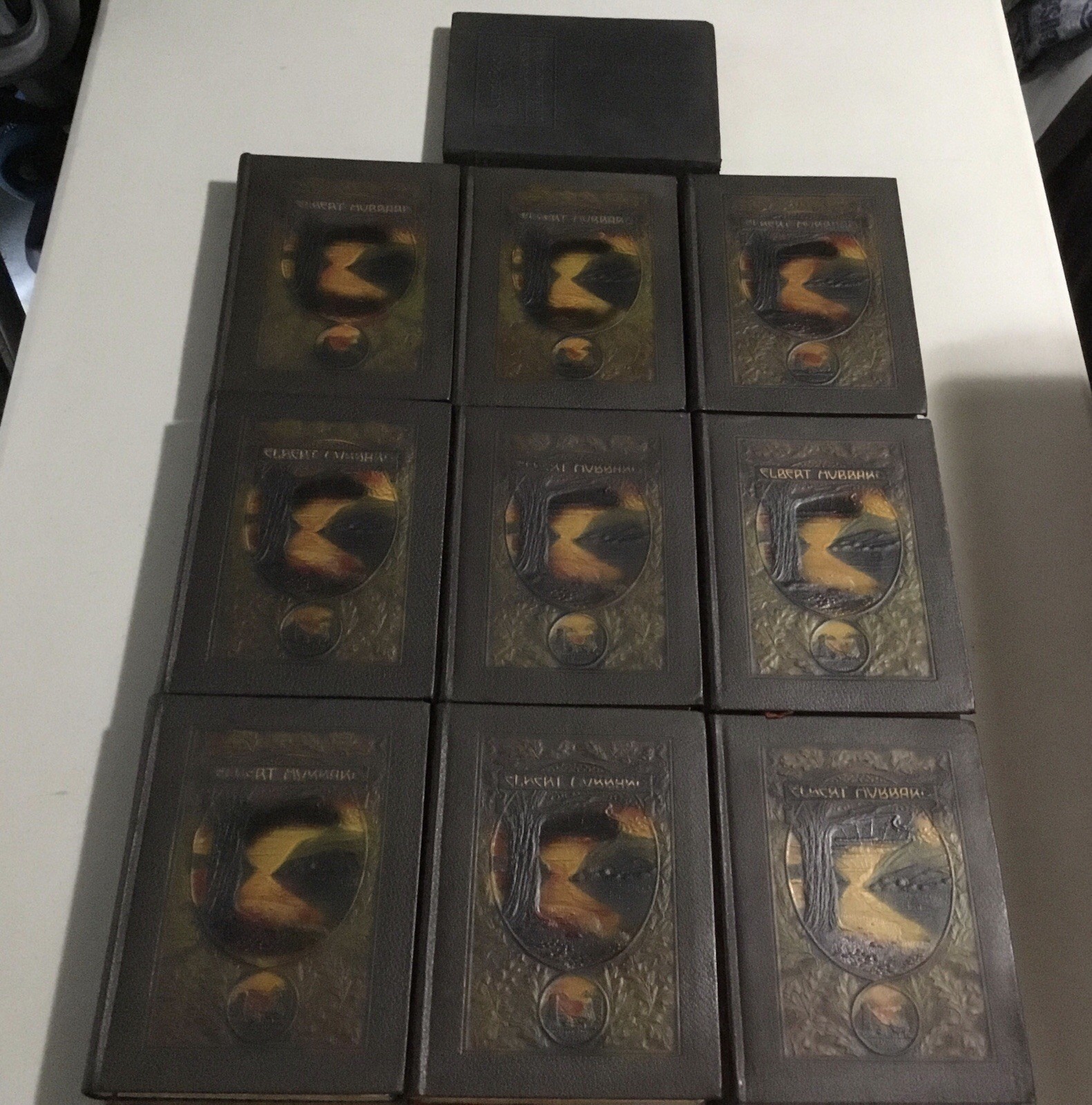 Elbert Hubbard Little Journeys…9 Volumes With Guide Book .