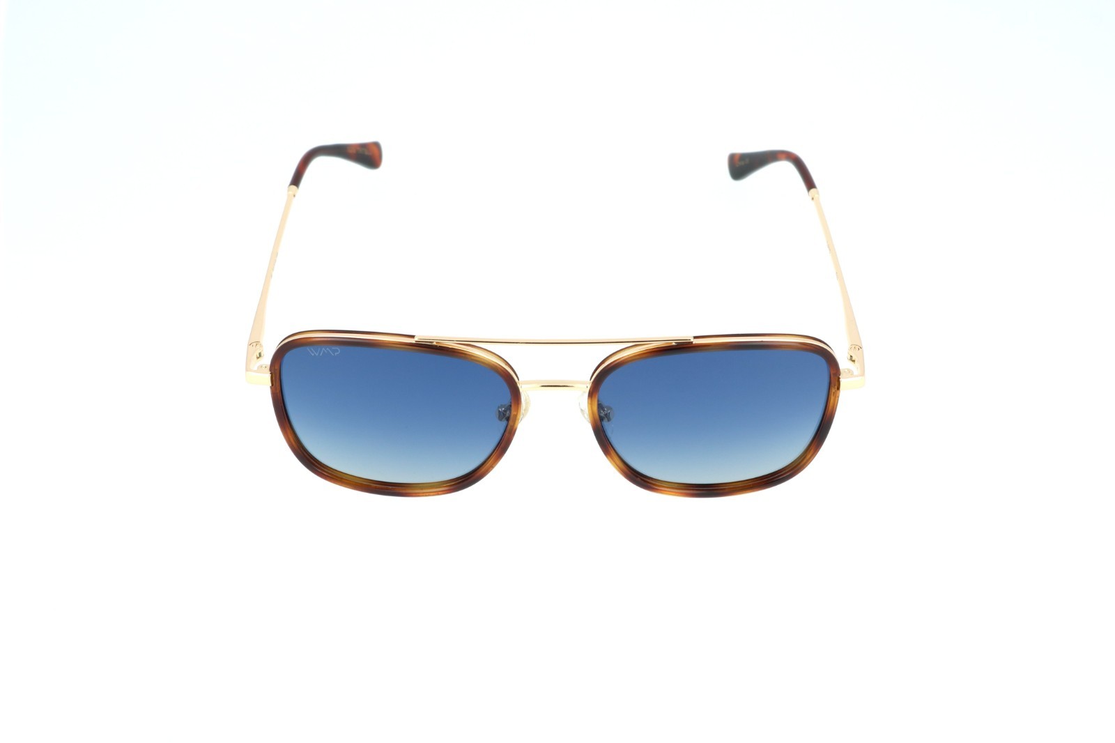 WMP Gia Tortoise Aviator 1070 Polarized Sunglasses 54-19-156 TRTBLU