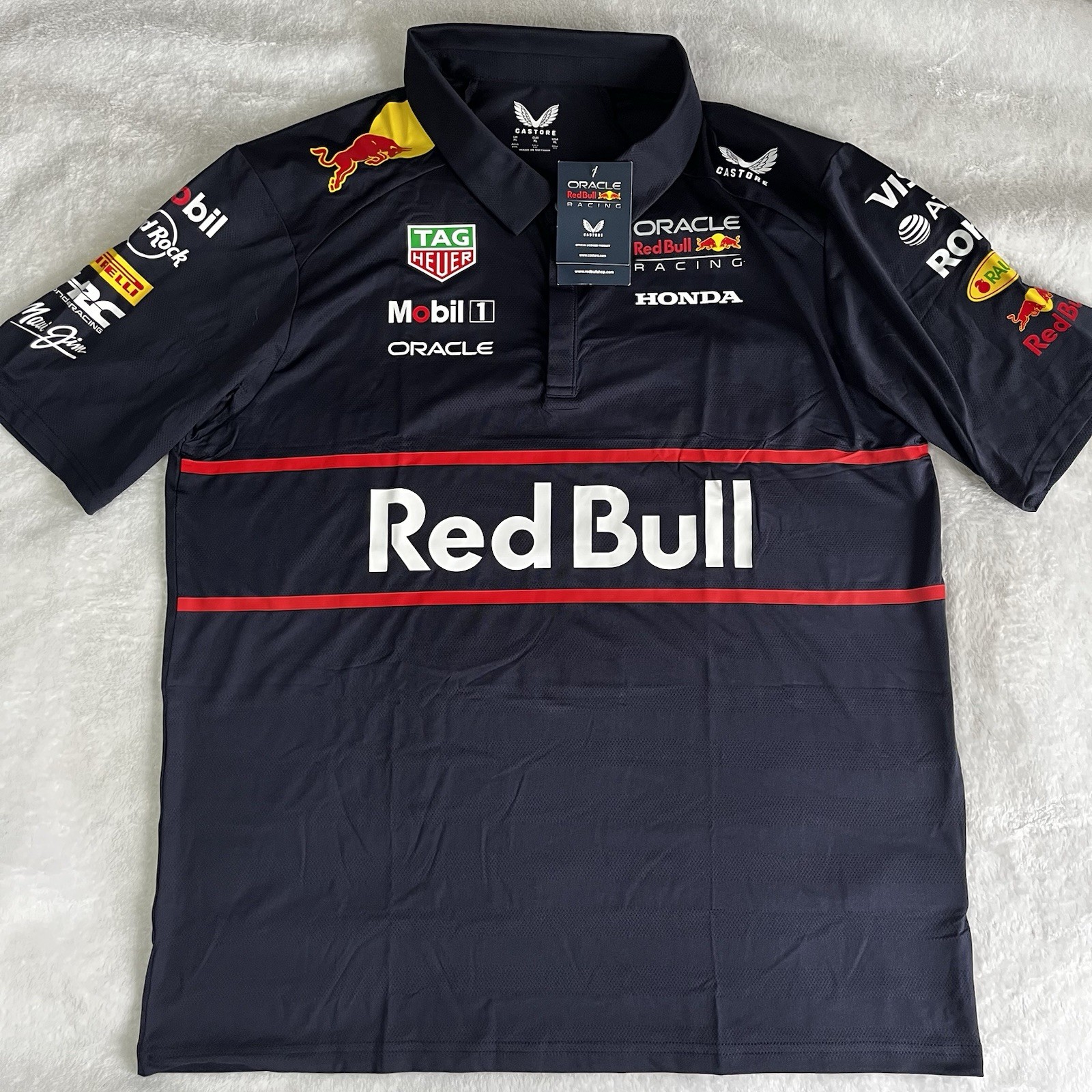 Castore Red Bull Racing SS Polo Shirt Night Sky XL Castore Red Bull Racing SS Polo Shirt Night Sky XL