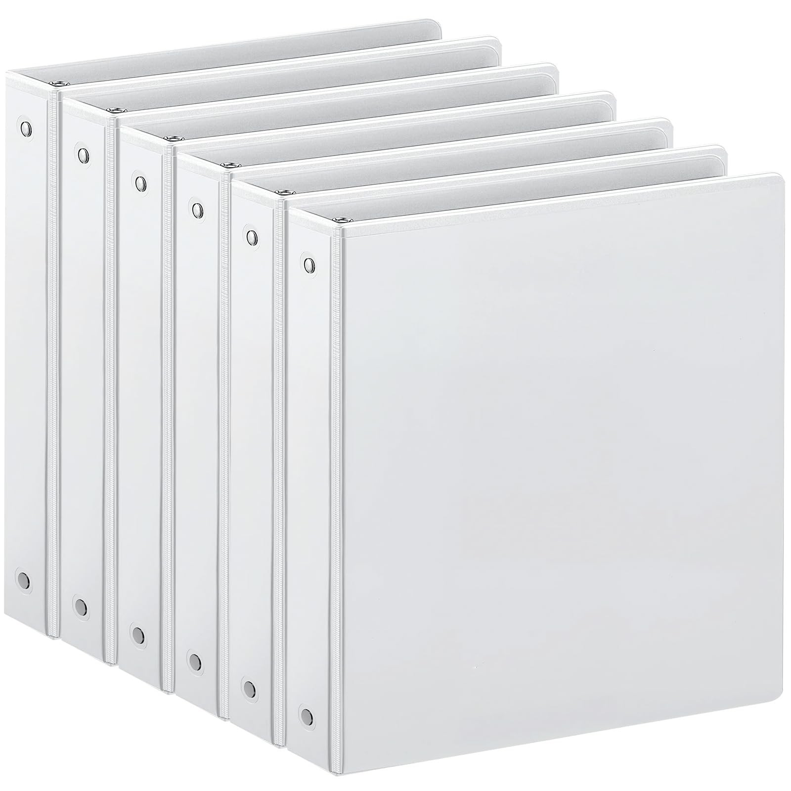 SUIN 1-inch 3 Ring Binder with 2 Pockets, Clear Customizable View Binders for... SUIN 1-inch 3 Ring Binder with 2 Pockets, Clear Customizable View Binders for...