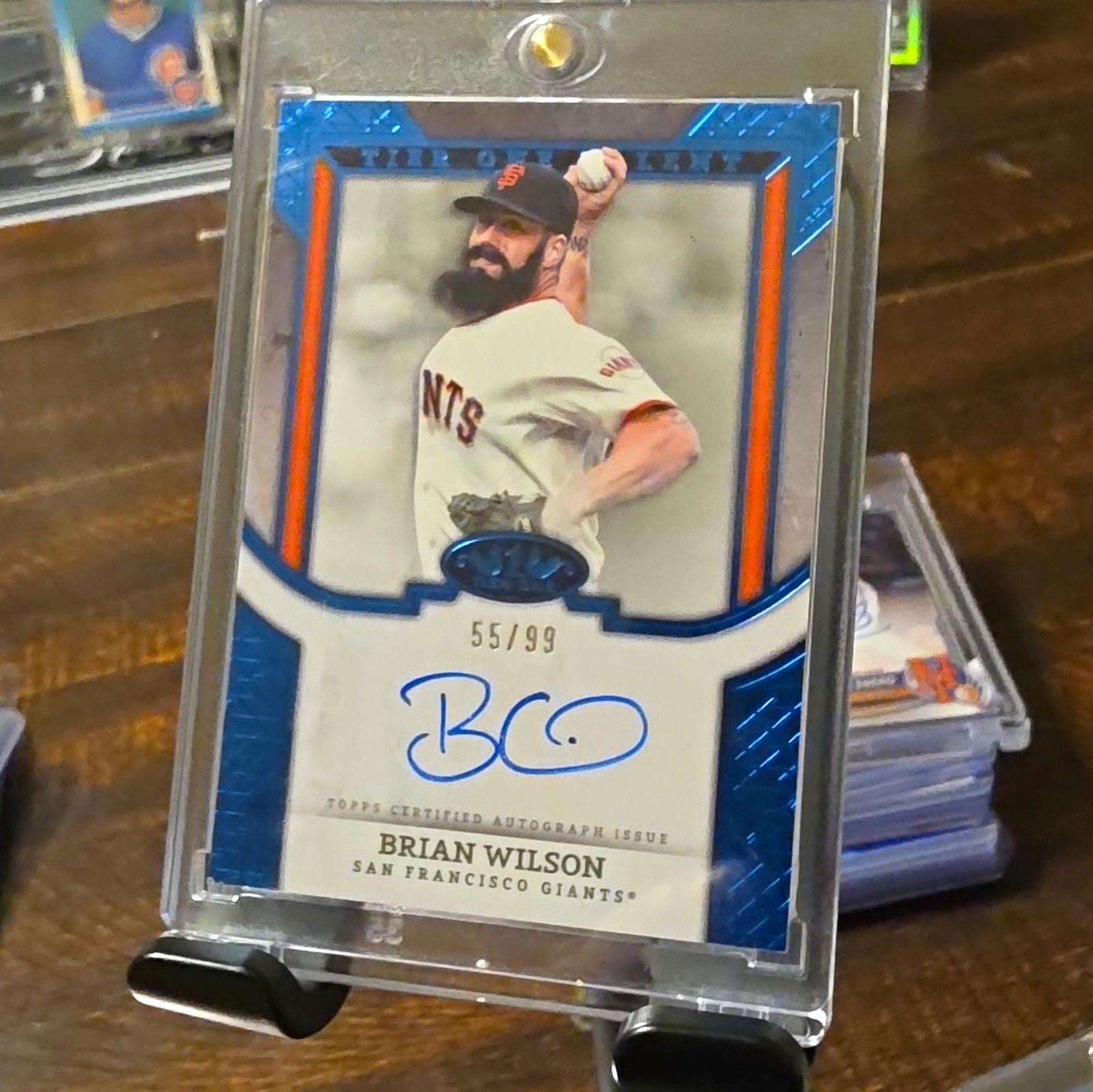 Topps 2024 Tier One Talent Autographs Brian Wilson Giants Auto #T1TA-BWI /99 SN Topps 2024 Tier One Talent Autographs Brian Wilson Giants Auto #T1TA-BWI /99 SN