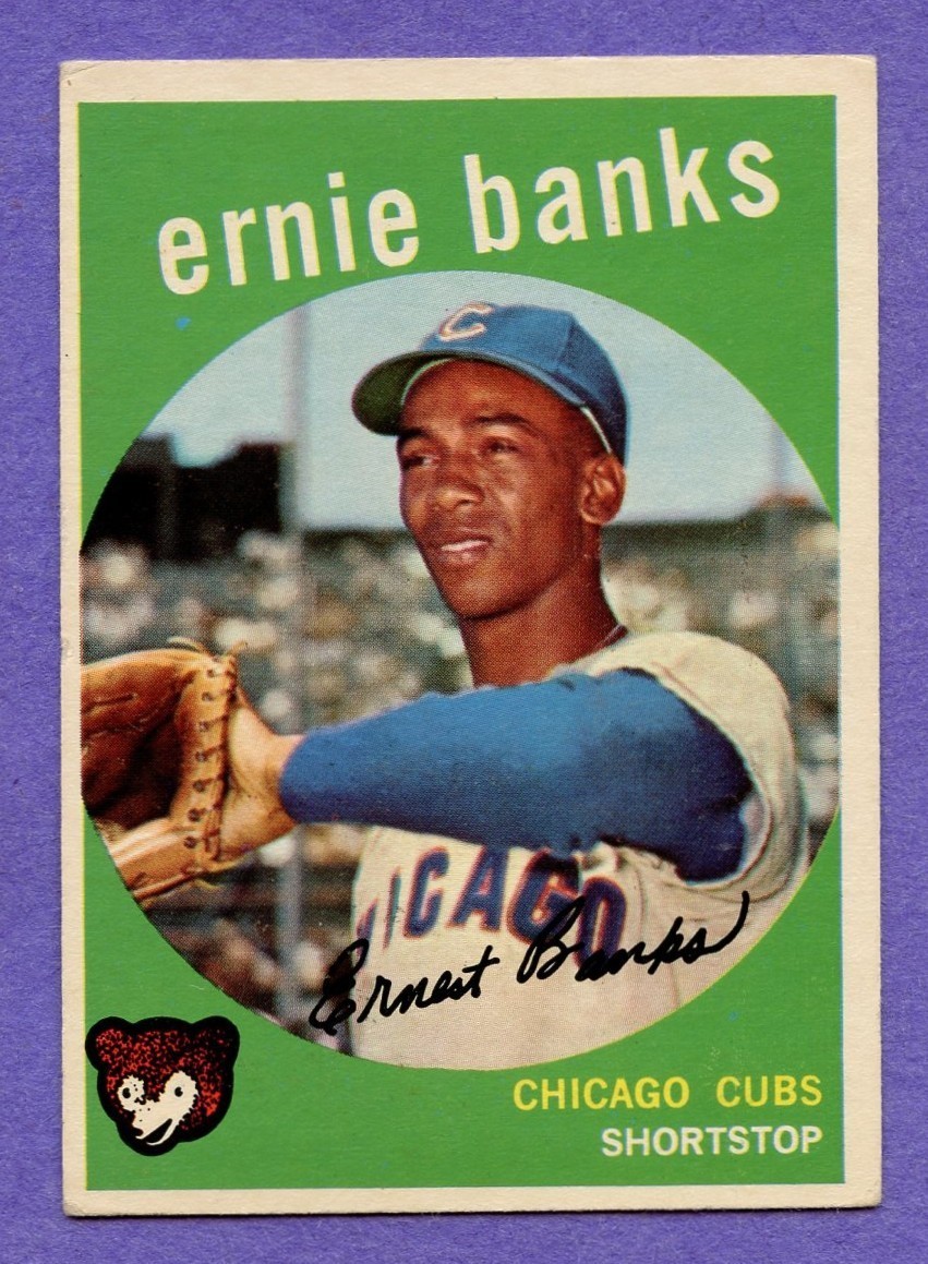 1959 Topps Ernie Banks #350 Cubs VG-EX