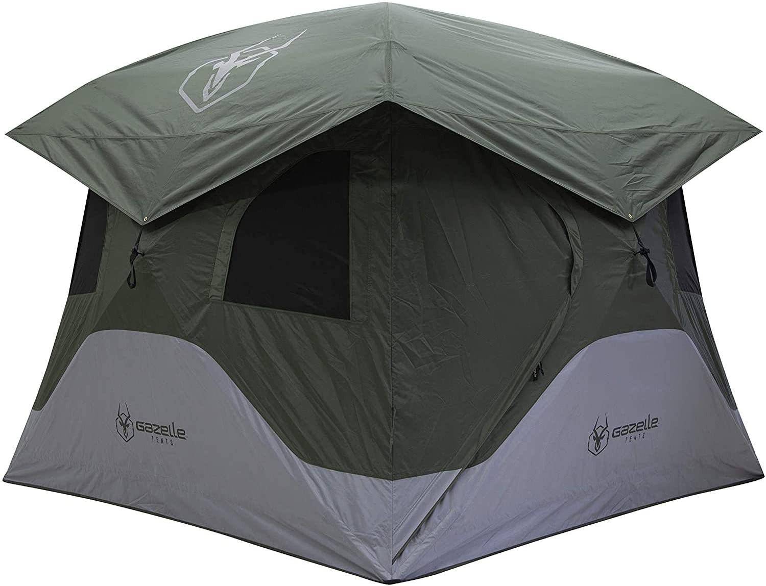 Gazelle T4 4 Person Portable Instant Outdoor Shelter Camping Hub Tent Green Gazelle T4 4 Person Portable Instant Outdoor Shelter Camping Hub Tent Green