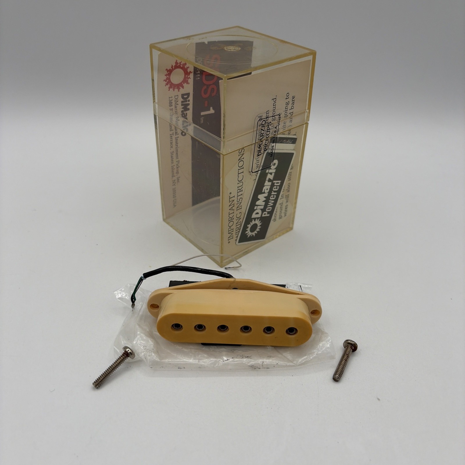 Dimarzio 1970s 80s Cream SDS 1 Stratocaster Pickup Used Dimarzio 1970s 80s Cream SDS 1 Stratocaster Pickup Used
