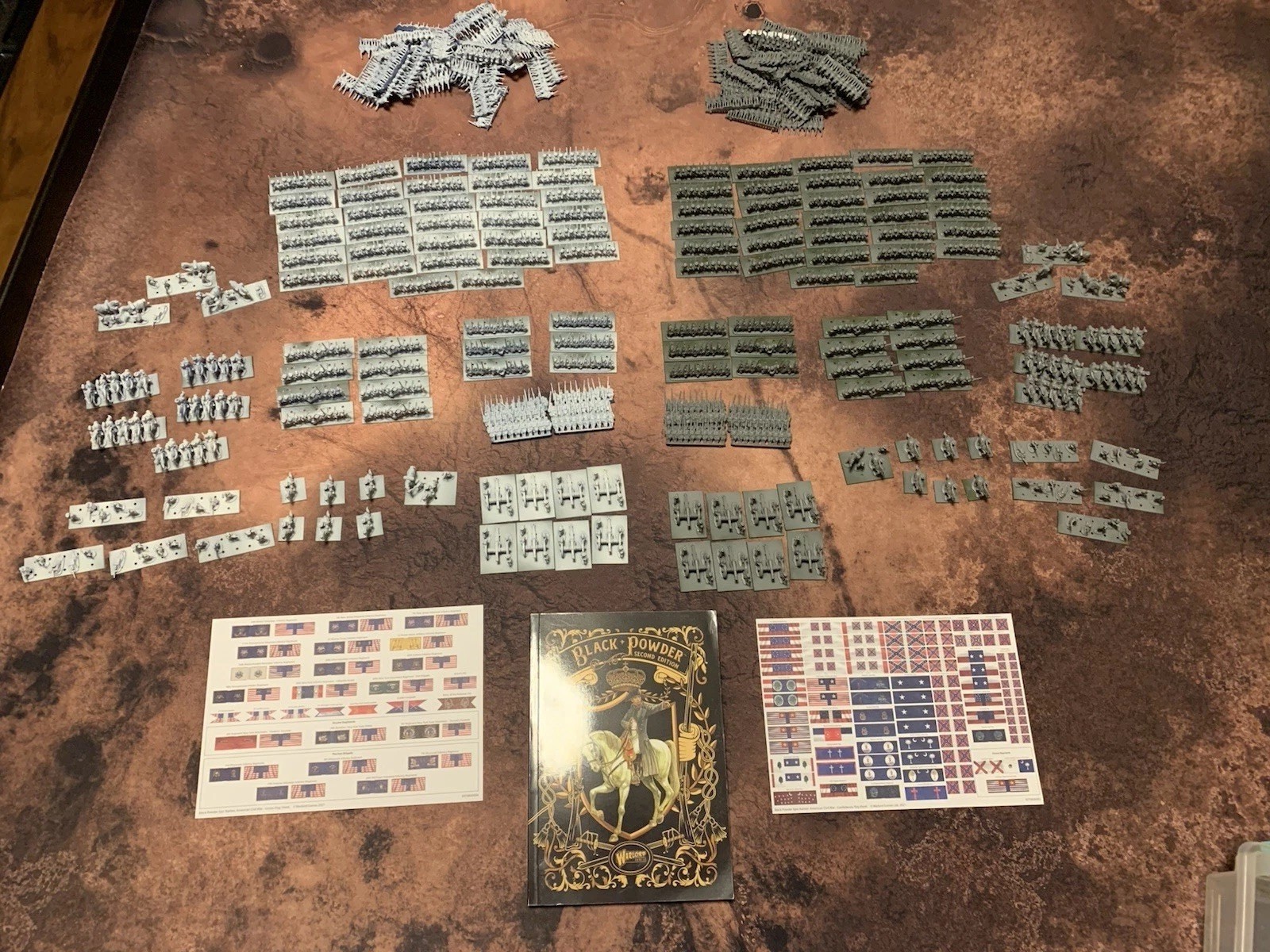 Epic Battles: American Civil War Gettysburg Black Powder. Warlord Games. Primed