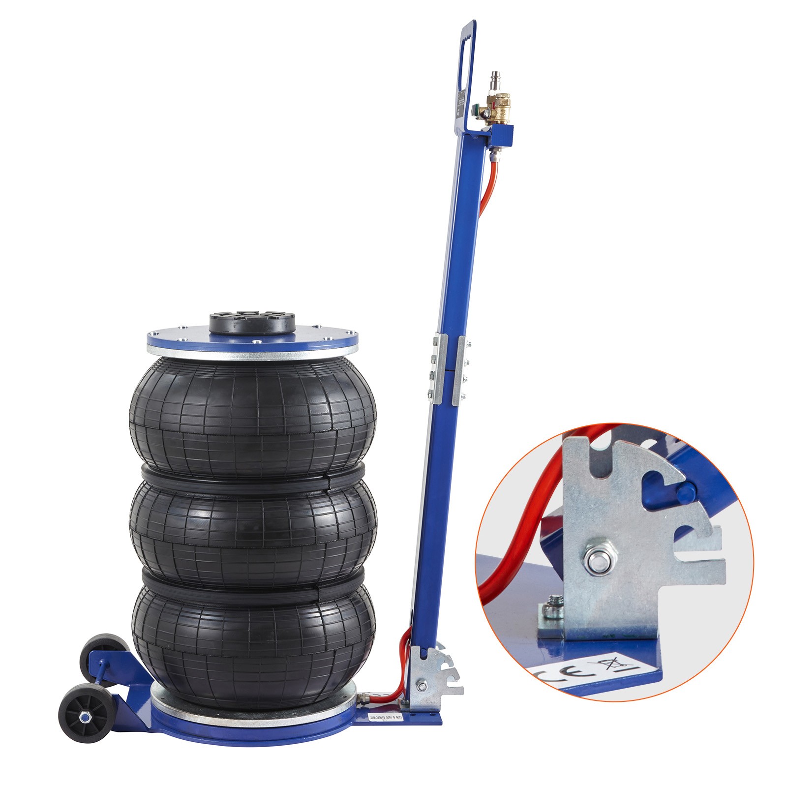 Uimoso Triple Bag Air Jack 5 Ton/11000 lbs Pneumatic Jack for Car SUV Lifting