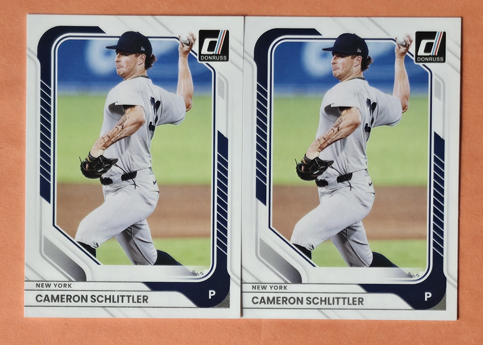 (2) Cam Cameron Schlittler 2026 Donruss Card #97 LOT (2) Cam Cameron Schlittler 2026 Donruss Card #97 LOT