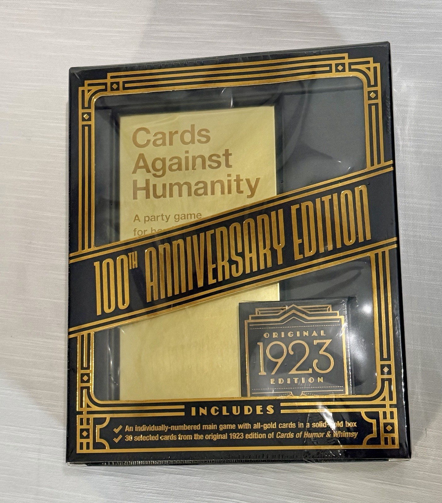 Cards Against Humanity 100th Anniversary Limited Edition New Sealed Cards Against Humanity 100th Anniversary Limited Edition New Sealed