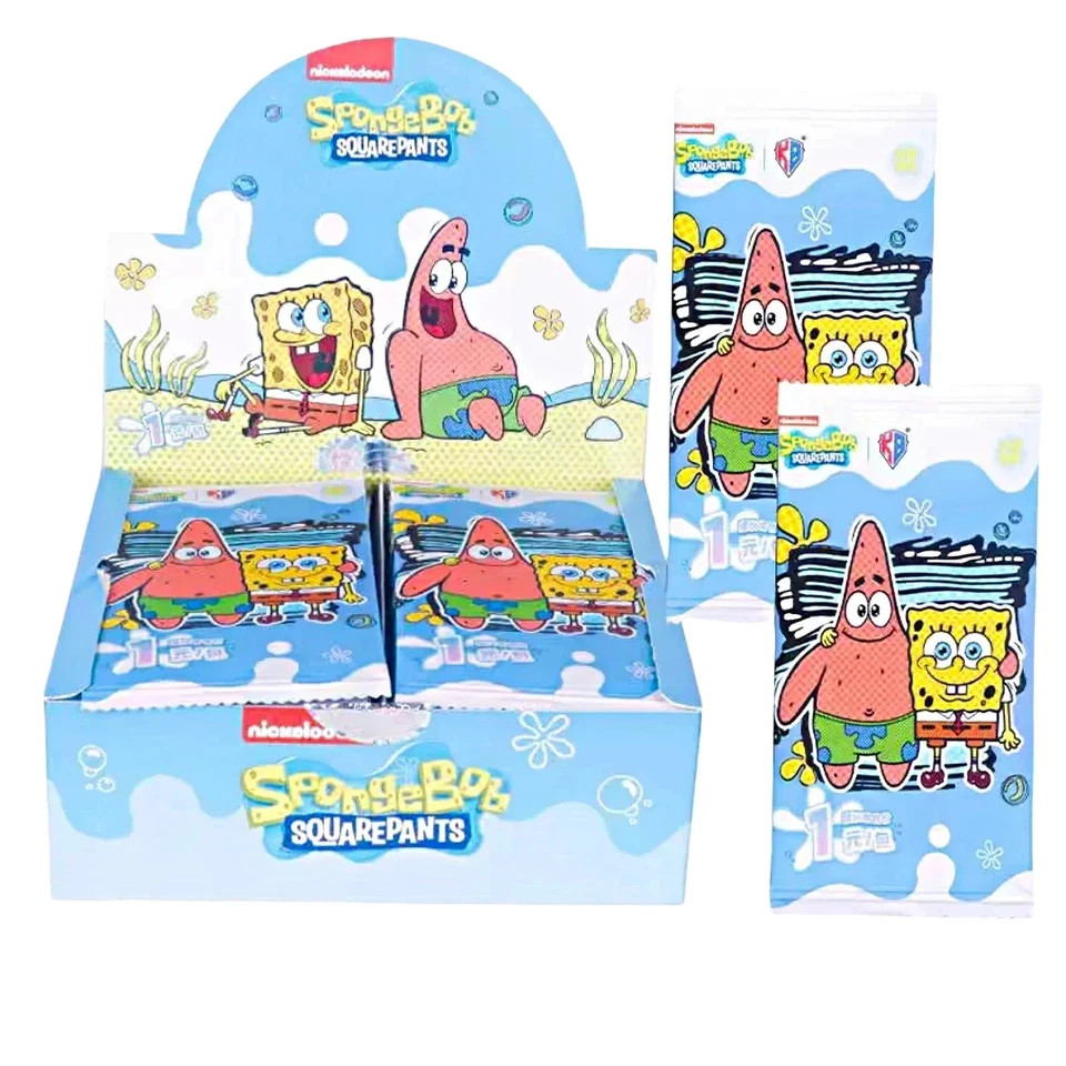 KB SpongeBob Card Mystery Box – 36 Packs Sealed Trading Cards Collectible
