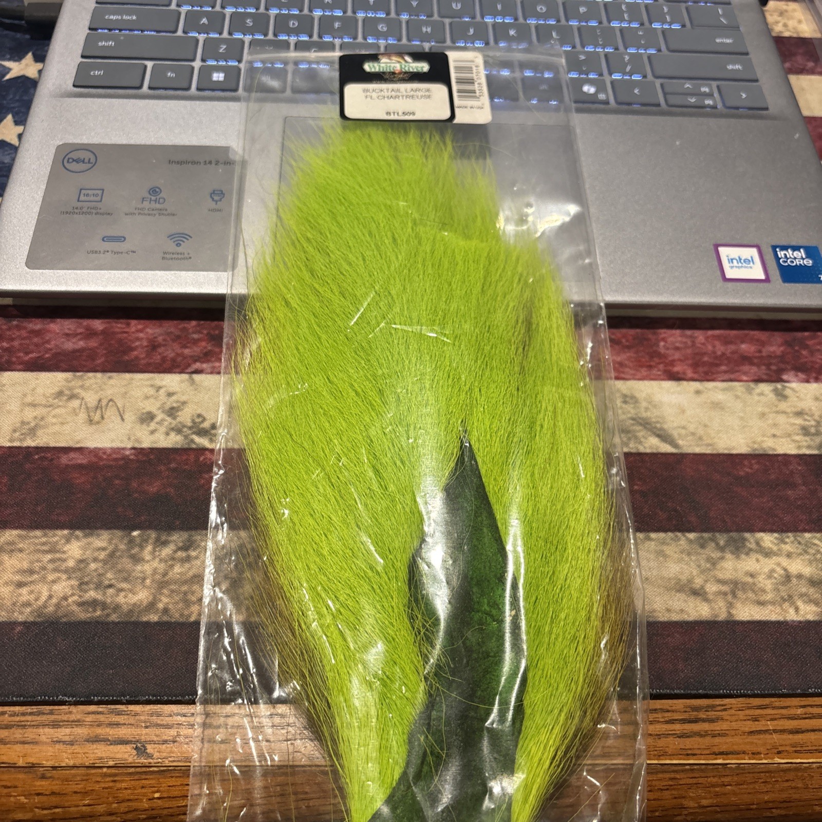 Large Northern Bucktail Natural White Fly Tying WHITE RIVER Deer Hair New Large Northern Bucktail Natural White Fly Tying WHITE RIVER Deer Hair New