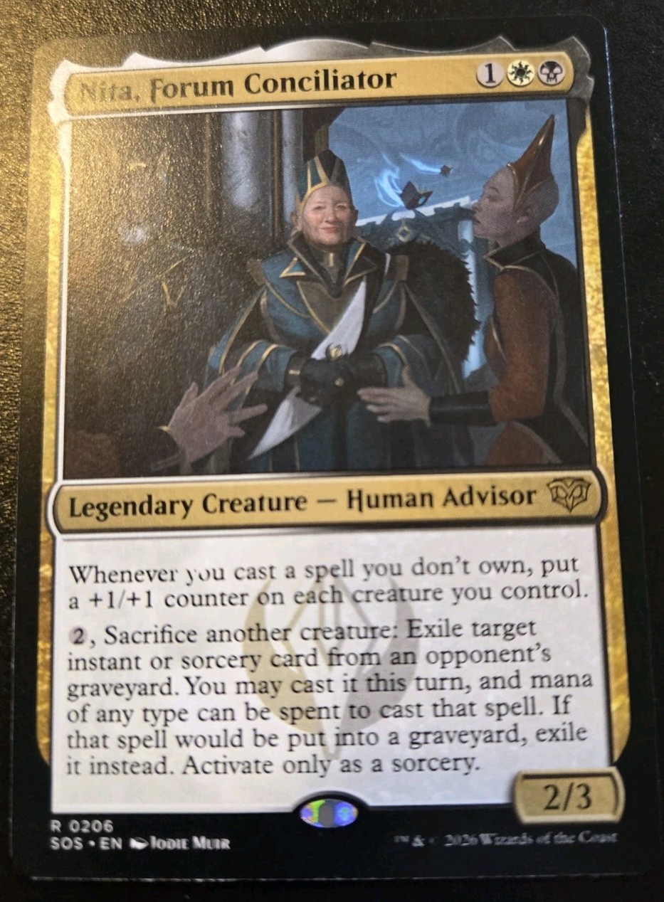 Nita, Forum Conciliator 0206 Rare Secrets Of Strixhaven Magic: The Gathering