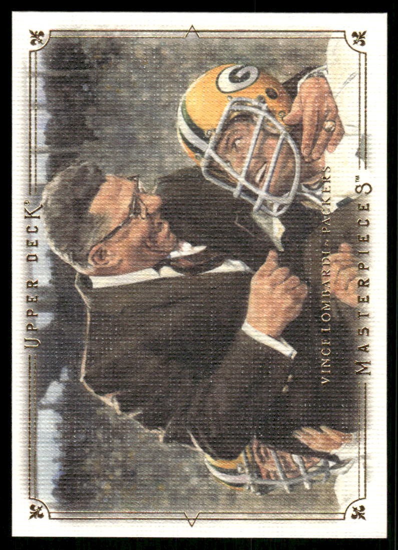 2008 Upper Deck Masterpieces Vince Lombardi #86 Green Bay Packers
