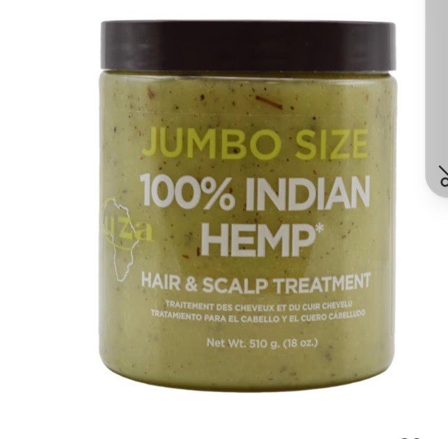 Kuza 100% Indian Hemp Hair & Scalp Treatment - Improves Dry and Scalp... 