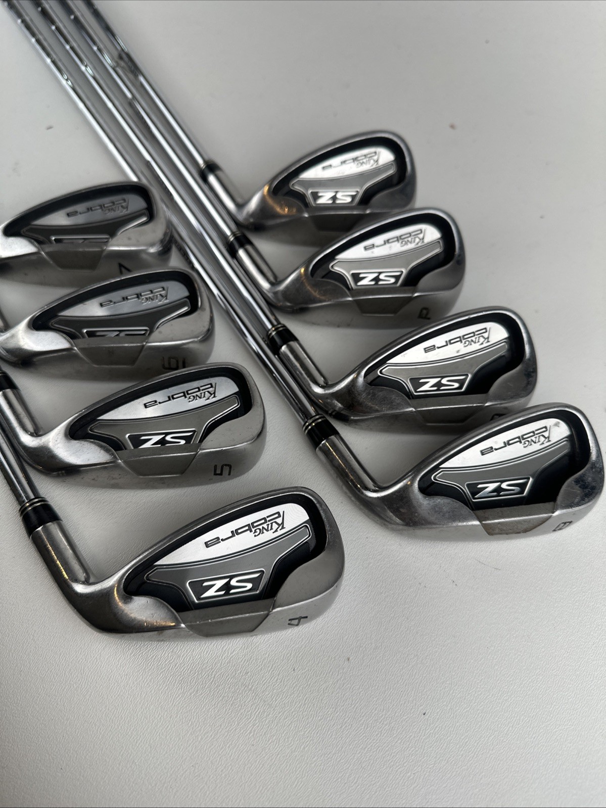 King Cobra SZ Iron Set 4-9 GW, PW, N.S. Pro 1030H Steel Shafts RH King Cobra SZ Iron Set 4-9 GW, PW, N.S. Pro 1030H Steel Shafts RH