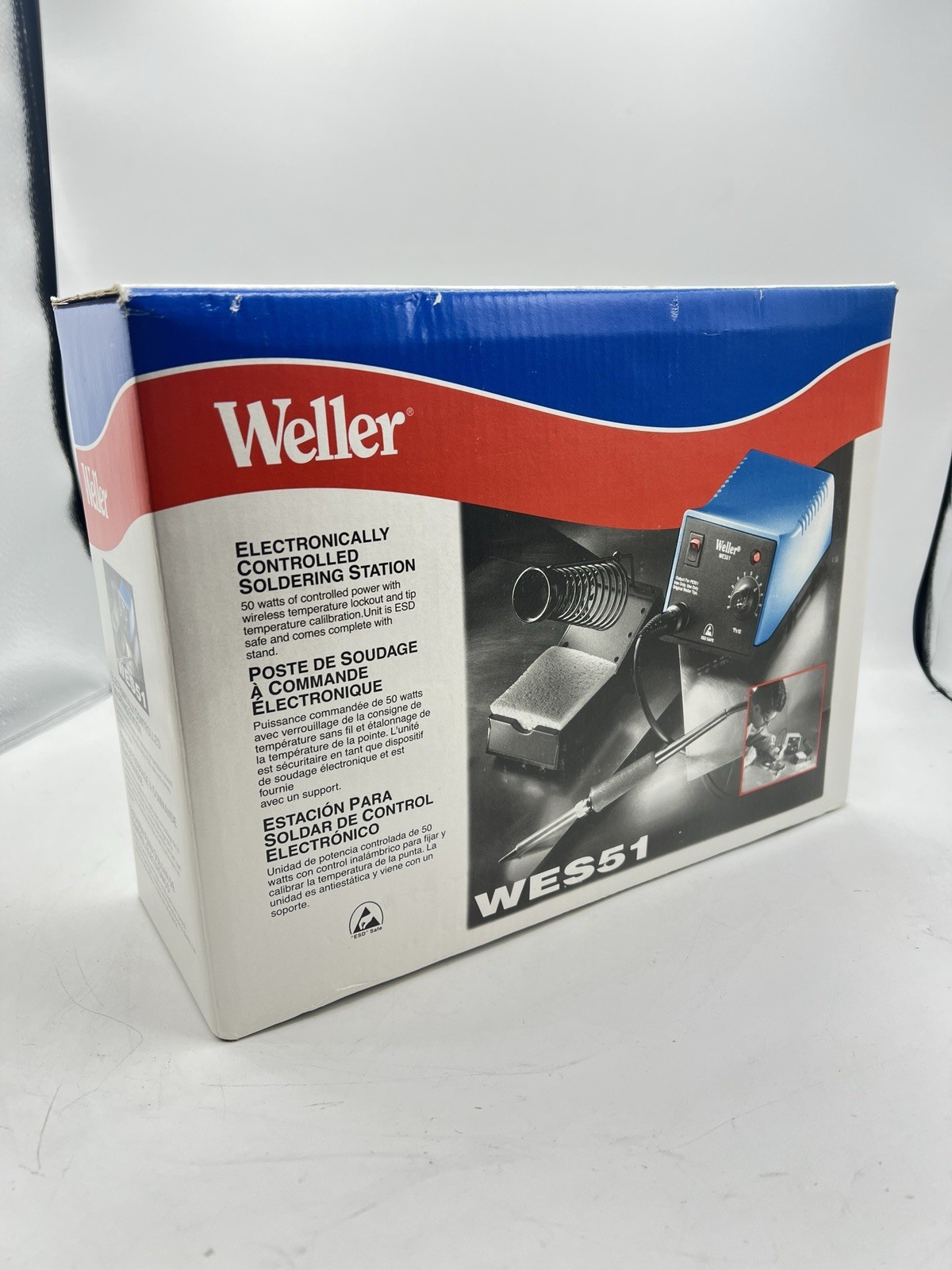 Weller WES51 Electronically Controlled Soldering Station 50W 120V New Never Used