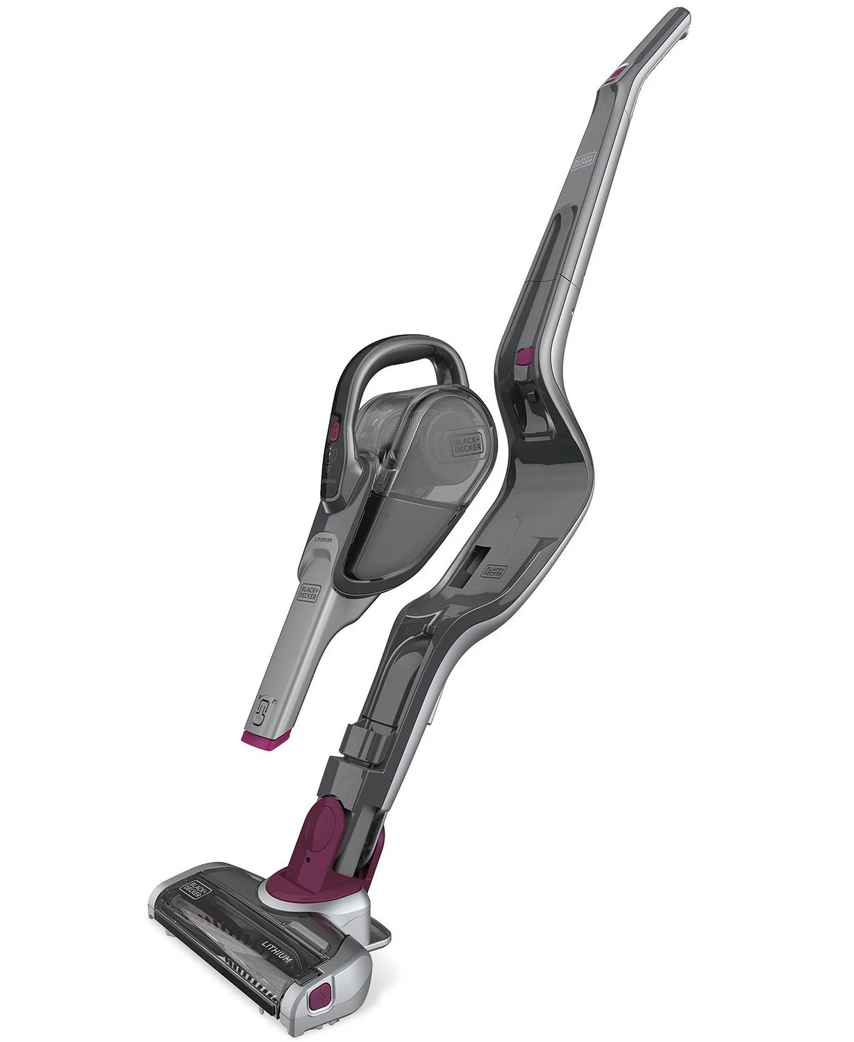 Black & Decker HSVJ415JMPS71 Lithium Cordless Smart Tech 2-N-1 Vacuum Black & Decker HSVJ415JMPS71 Lithium Cordless Smart Tech 2-N-1 Vacuum