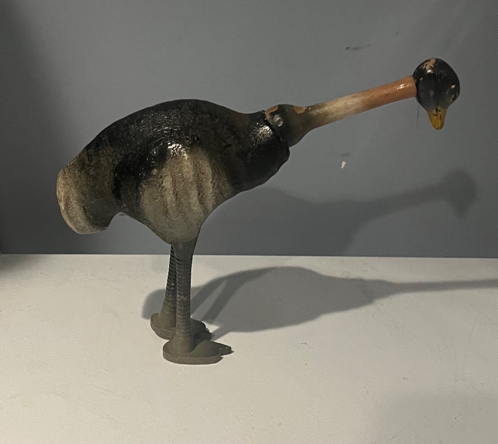 Vintage Schoenhut Humpty Dumpty Circus Wooden Ostrich Toy 7.5” Early 20th C. Vintage Schoenhut Humpty Dumpty Circus Wooden Ostrich Toy 7.5” Early 20th C.