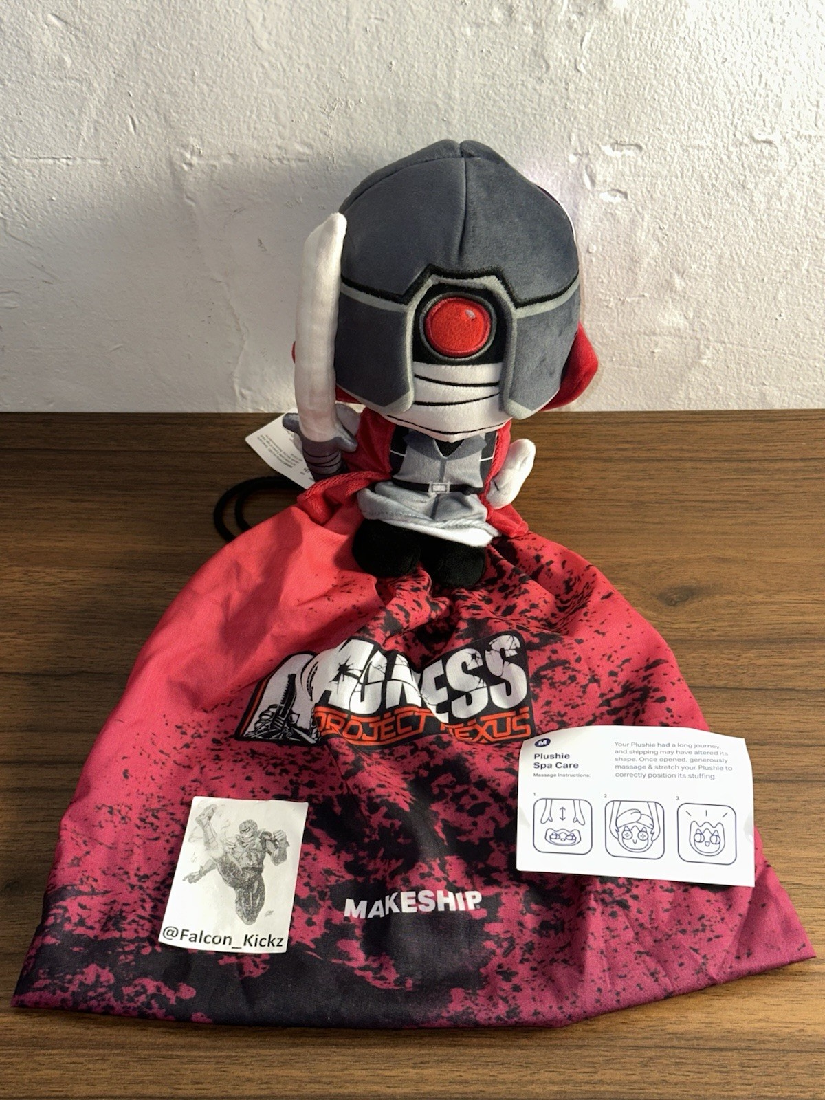 Makeship Madnes: Project Nexus - Director Phobos Plush AUTHENTIC Ships Today