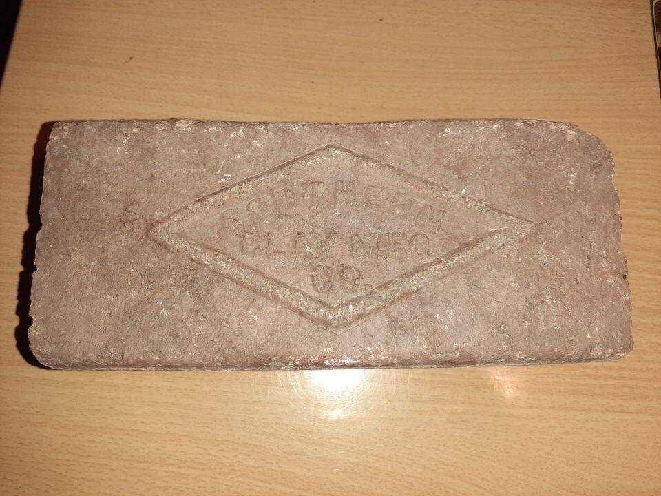 Antique Southern Clay Manufacturing Company Brick Pavers - Historical Red Bricks