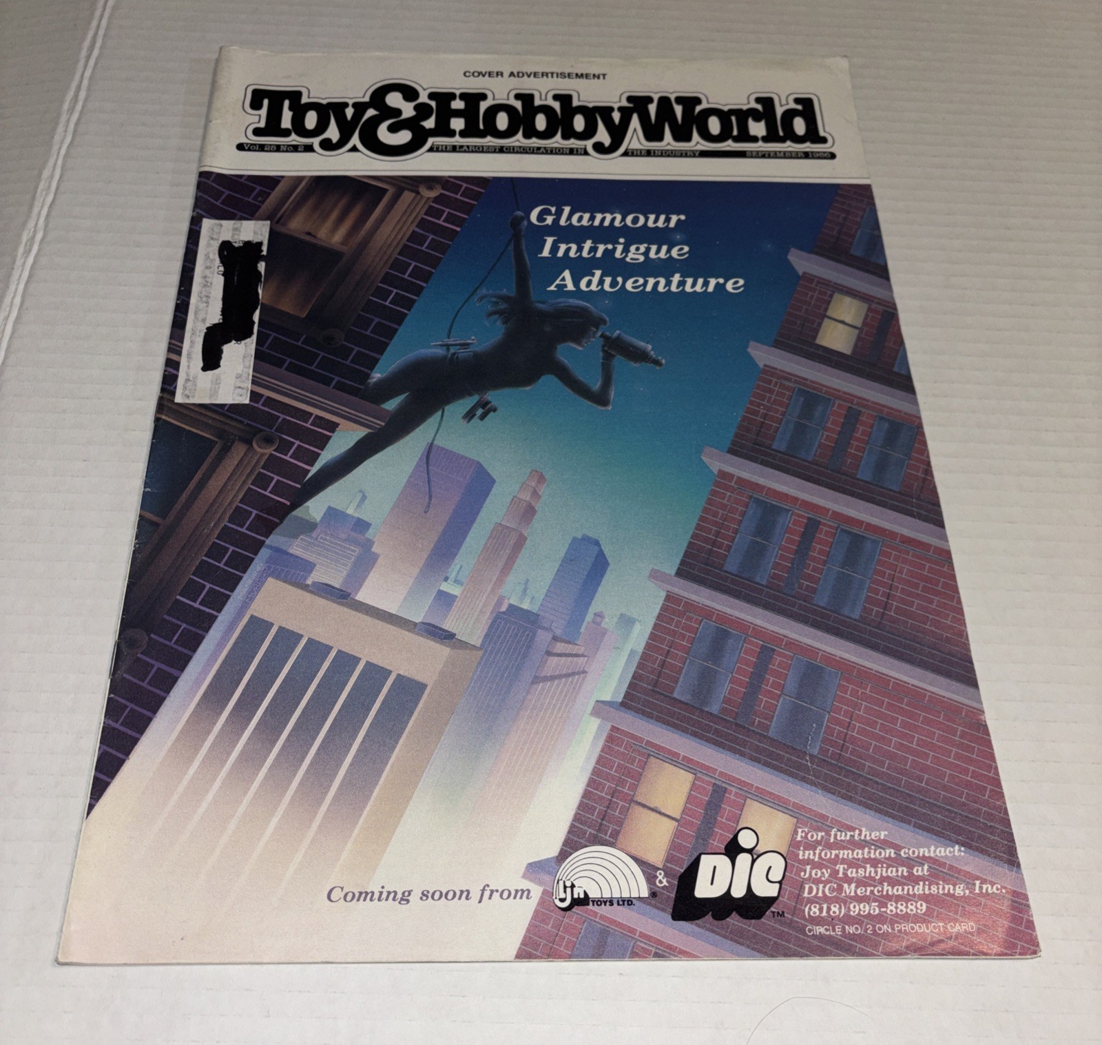 Vintage 1980s Toy Hobby Wrld Trade Magazine Sept 1986 MOTU Ad Mad Ball Mention