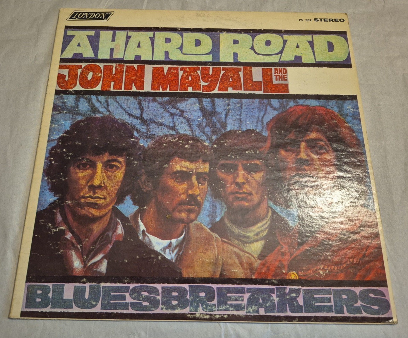 John Mayall and the Bluesbreakers A Hard Road 1967 Early US Stereo Monarch Press