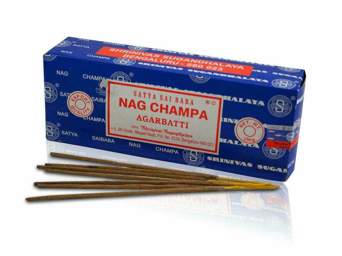 Satya Sia Baba Nag Champa Incense Sticks 250 Gram Box