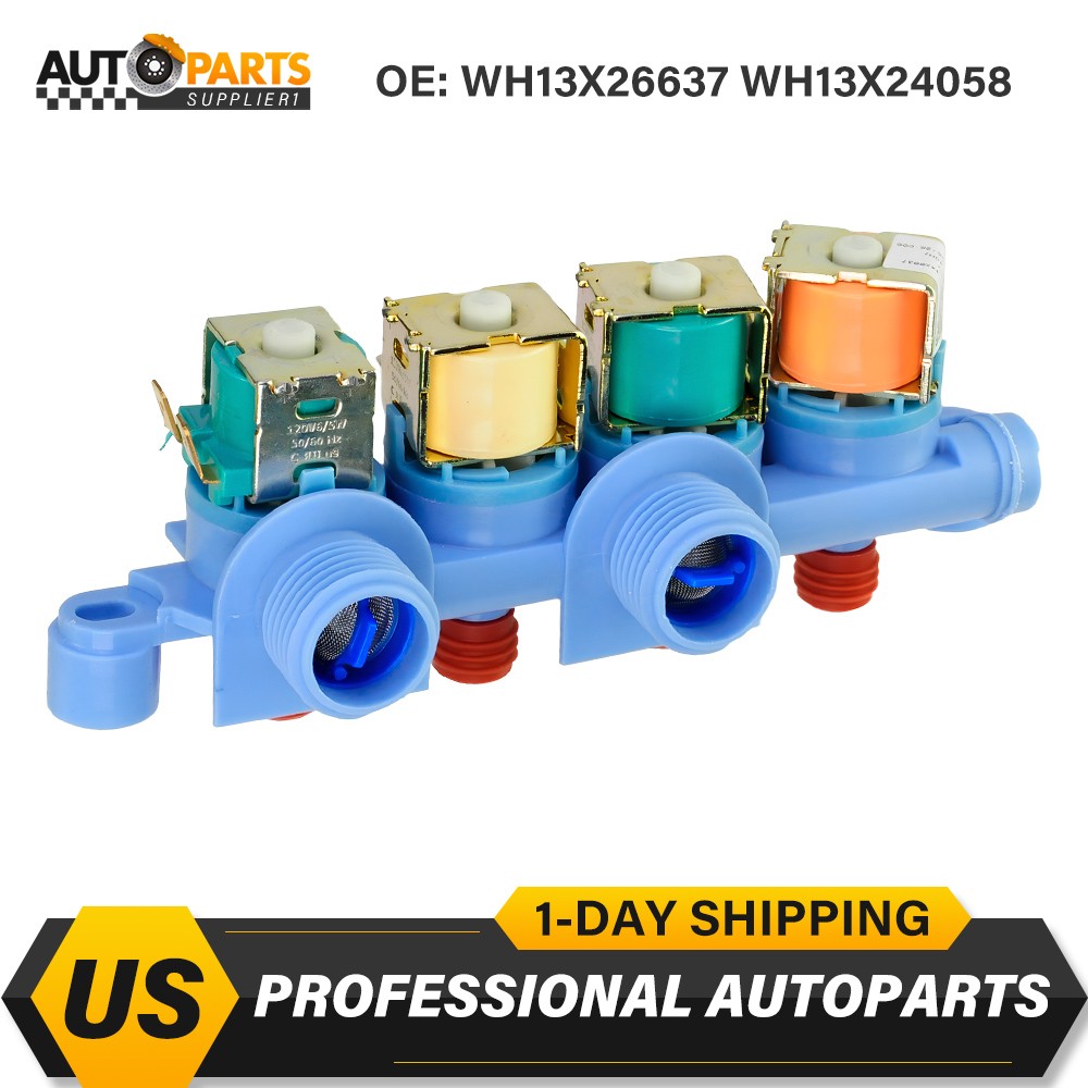 WH13X26637 for GE Washer Quad Water Valve WH13X24058 AP6282070 K-78354