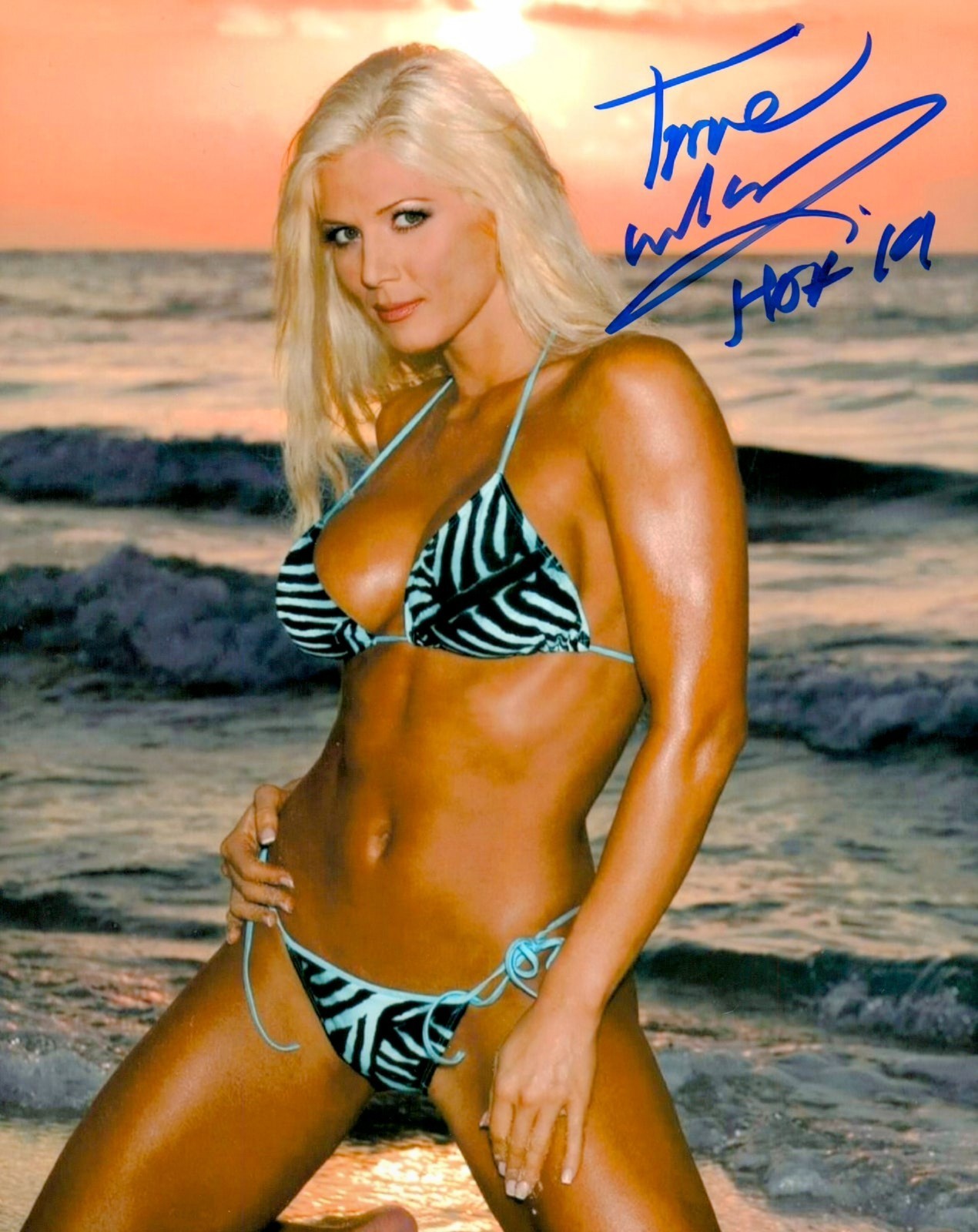 FRAMED Torrie Wilson  WWE Autographed Signed 8x10 Photo Reprint  