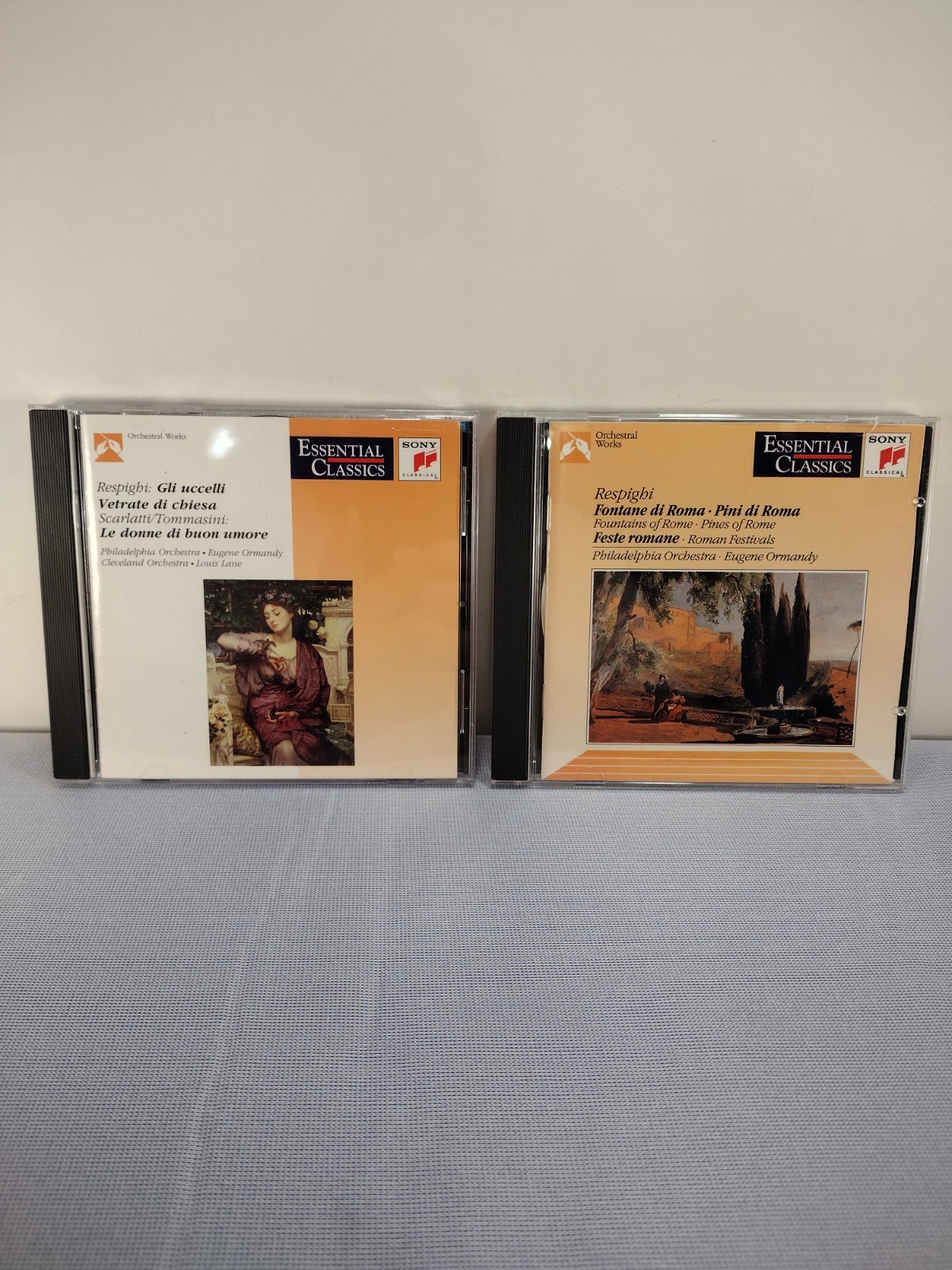 LOT of (2) CDs Ottorino Respighi 1879-1936 & Gli uccelli / Philadelphia Orchestr