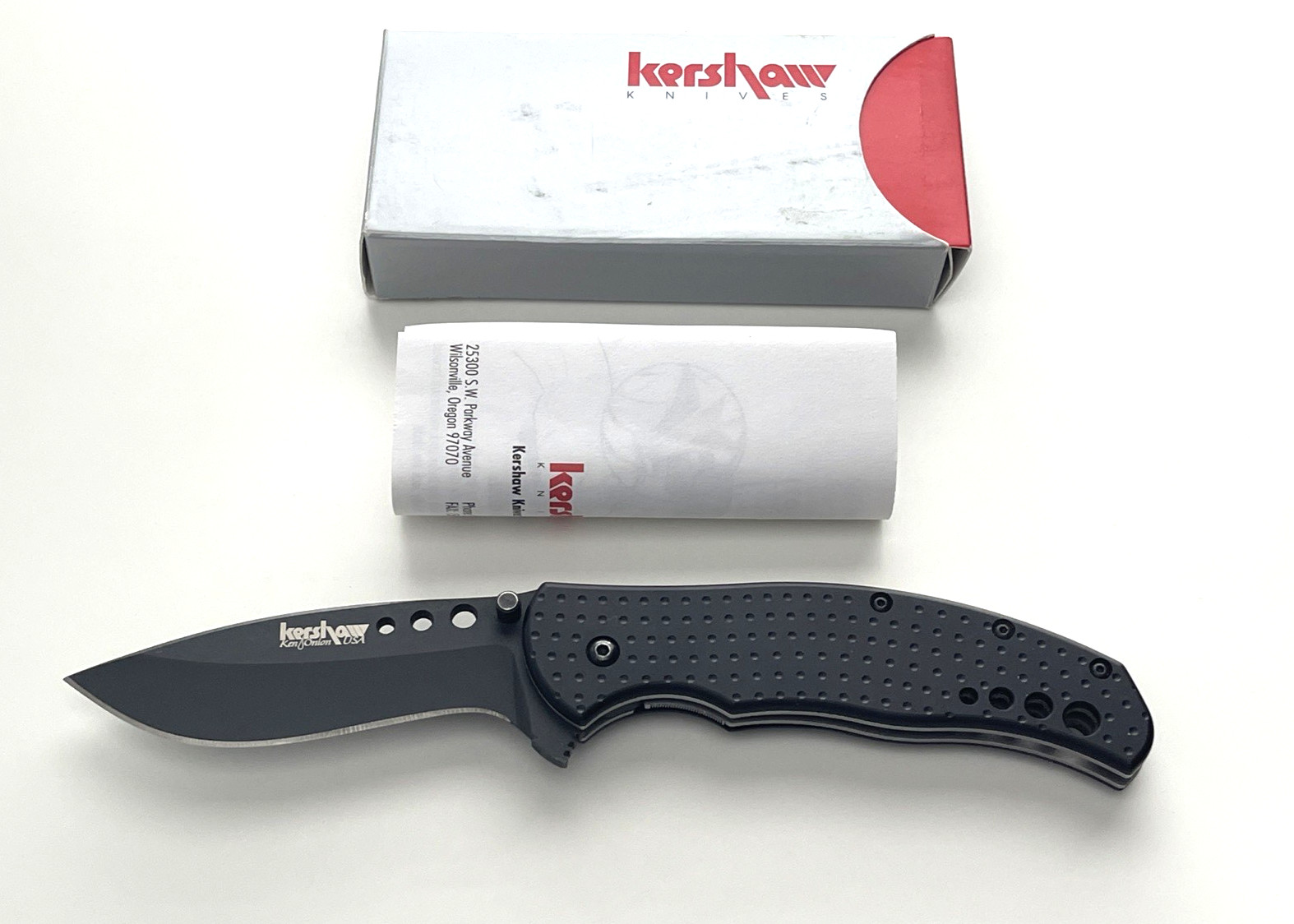 Kershaw 1580 BOA Ken Onion Folding Knife CPM 440V USA 2000